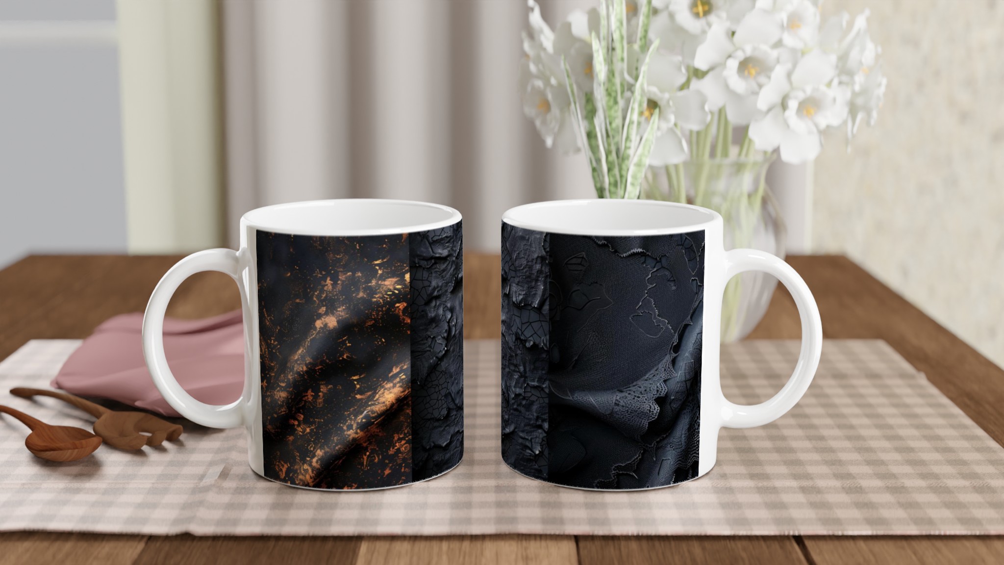 Abstrakt Mörk Textur 11oz Keramisk Mugg – Anpassa Din Stund med Färgval 11 46d4522d-7aee-4481-be36-9df60a91f0e9