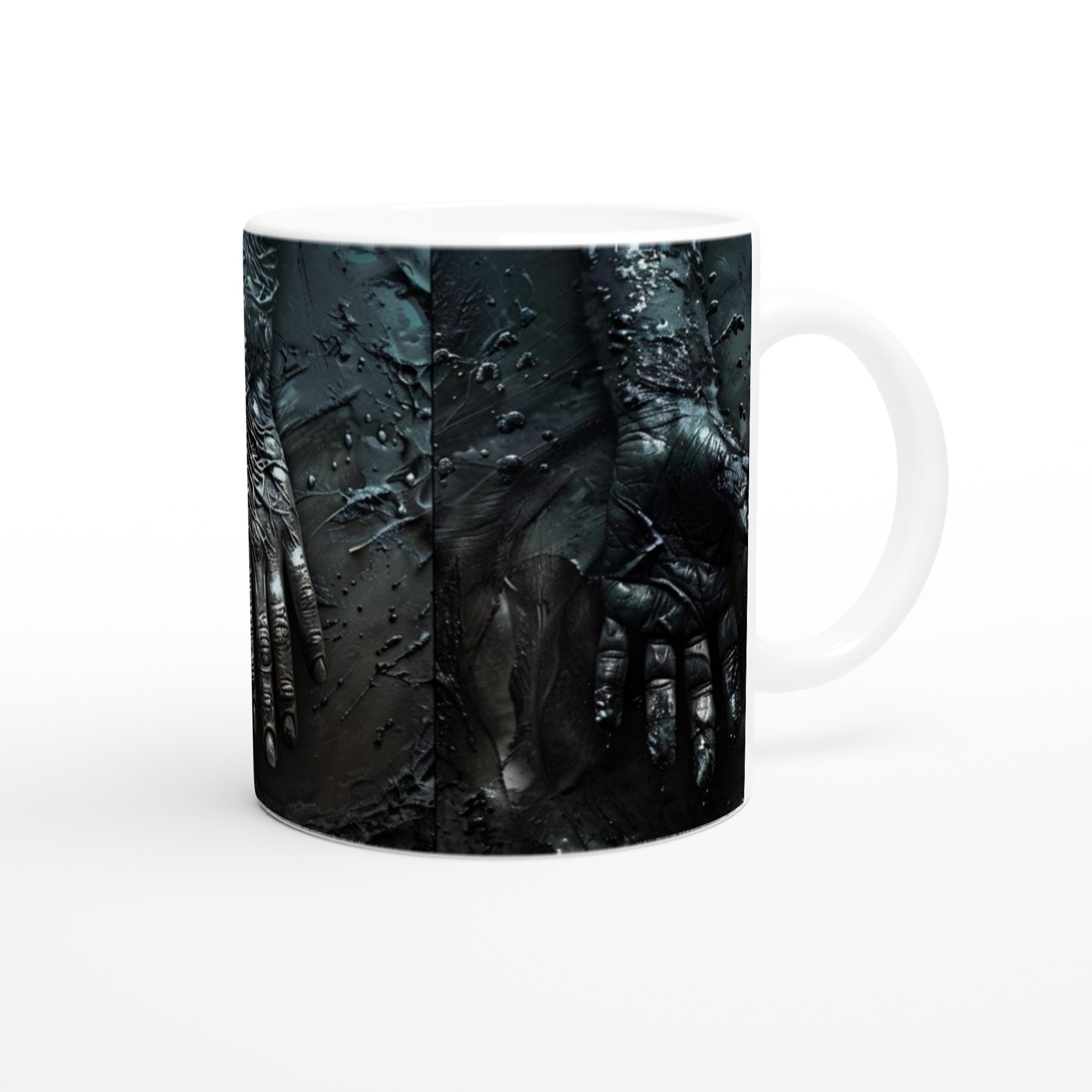 Abstrakt Mörk Energi Keramisk Mugg - 11oz Konstnärlig Design i Valfri Färg 9 4764624d-d066-4d56-a25a-77fb1faf6839
