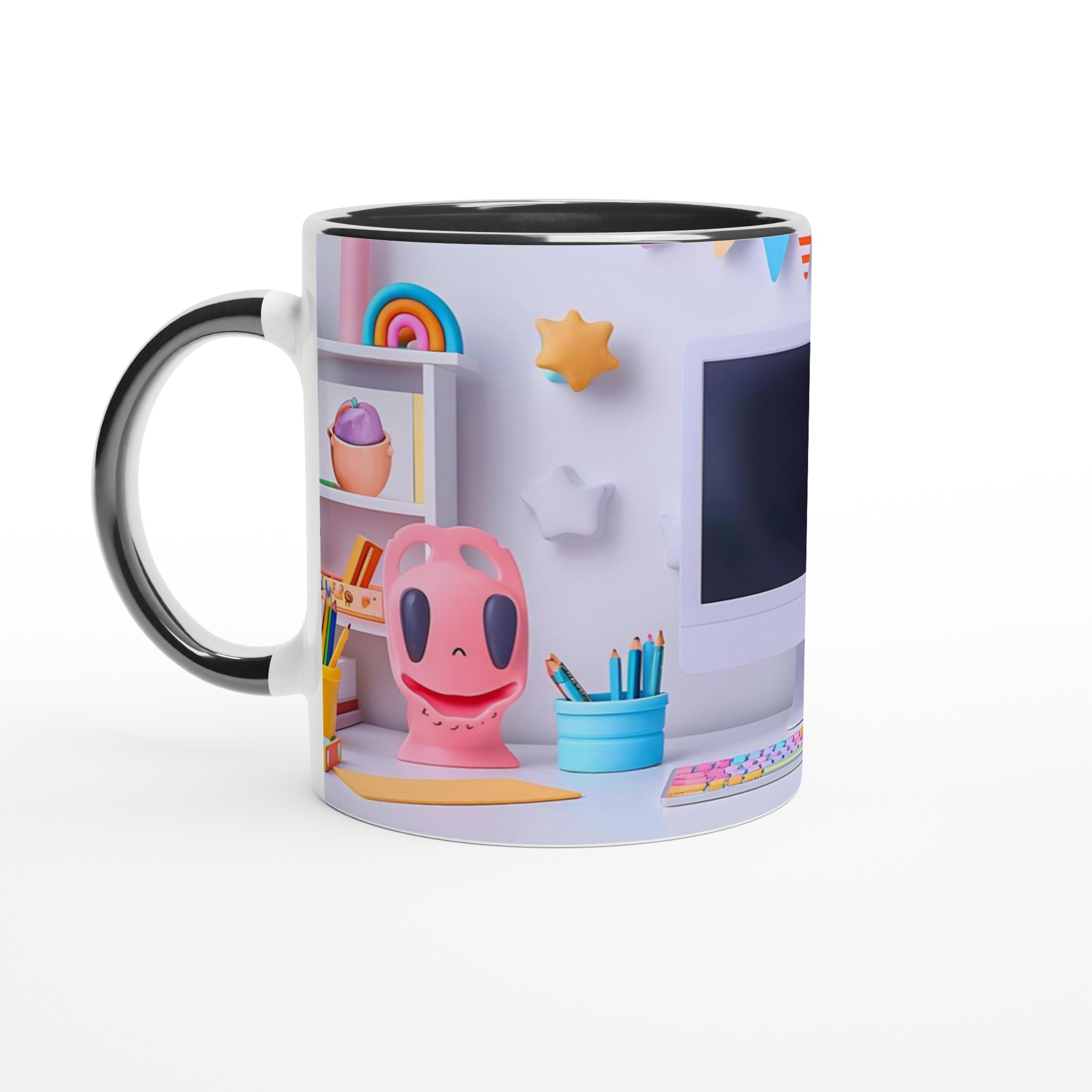 Pastell dröm 11oz keramisk mugg – Liva upp ditt kaffe med lekfulla färger, välj din nyans! 7 47ad1827-2022-41bd-a71c-6a469c5ccbf1