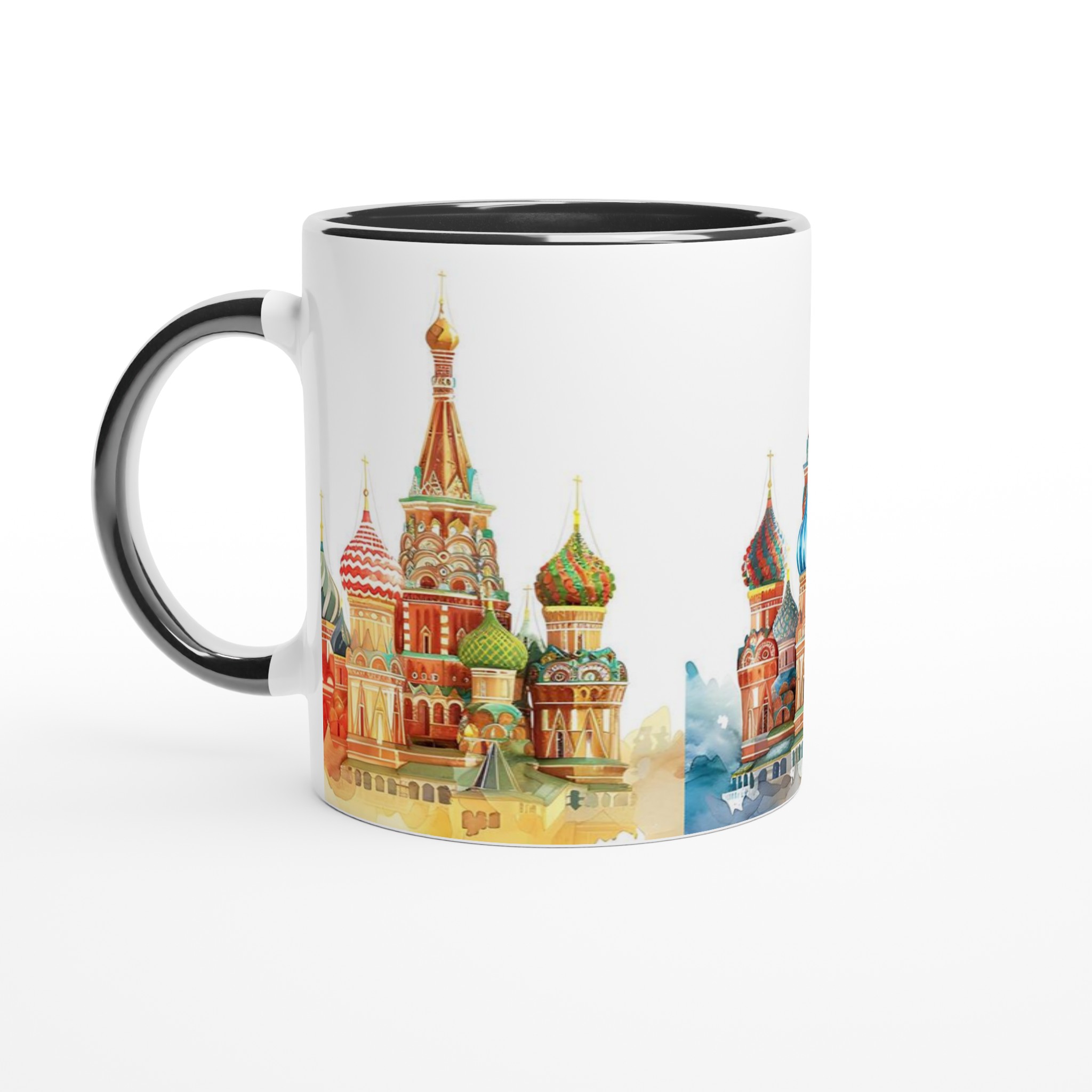 Färgglad St. Basil-akvarellmugg – 11oz premium keramik i ditt val av 7 nyanser 7 47f83075-5d7b-40d8-9b4e-f668ba08fd31