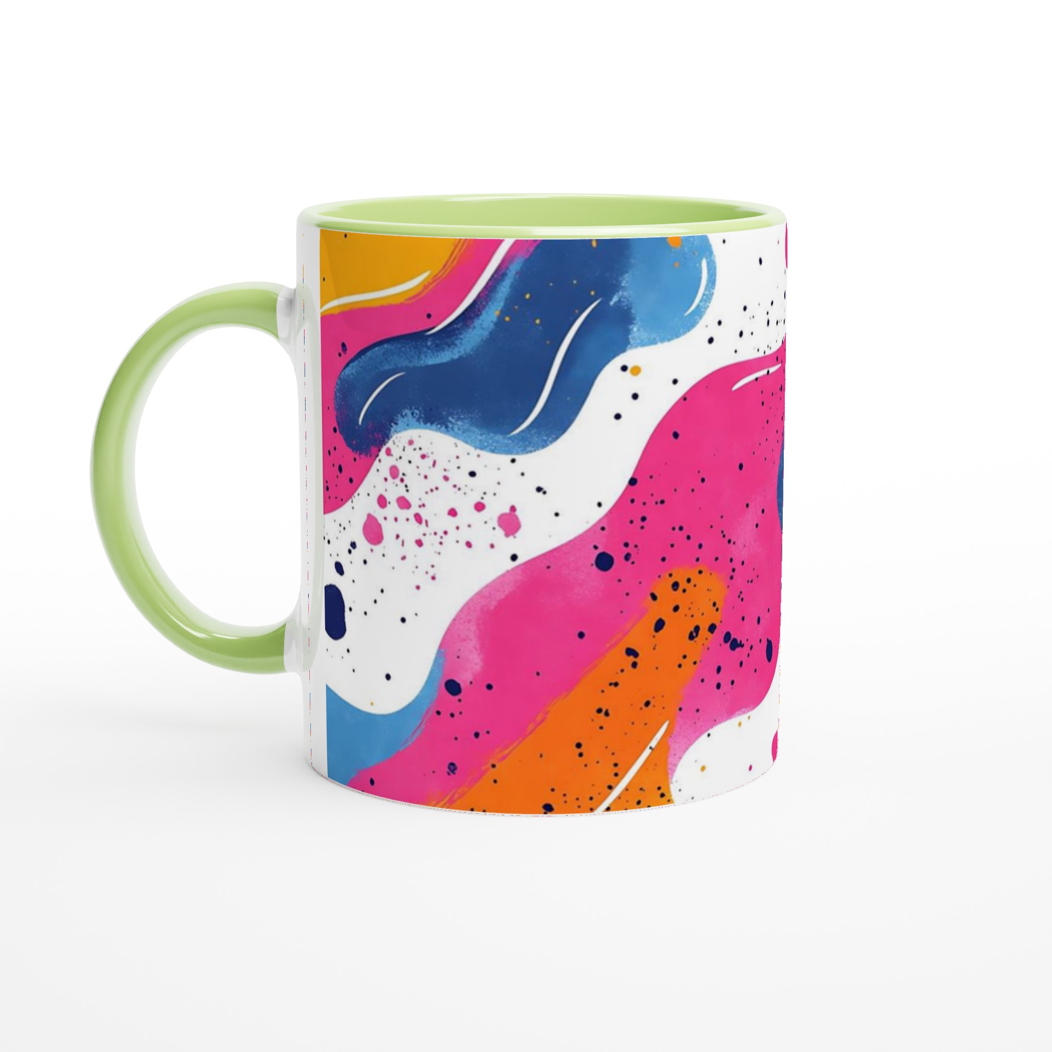 Abstrakt Pop Art Keramikmugg 11oz – Färgstark & Diskmaskinssäker – Välj din Favoritfärg! 7 4838484b-bba8-429f-9ac4-09e40c2f94a8