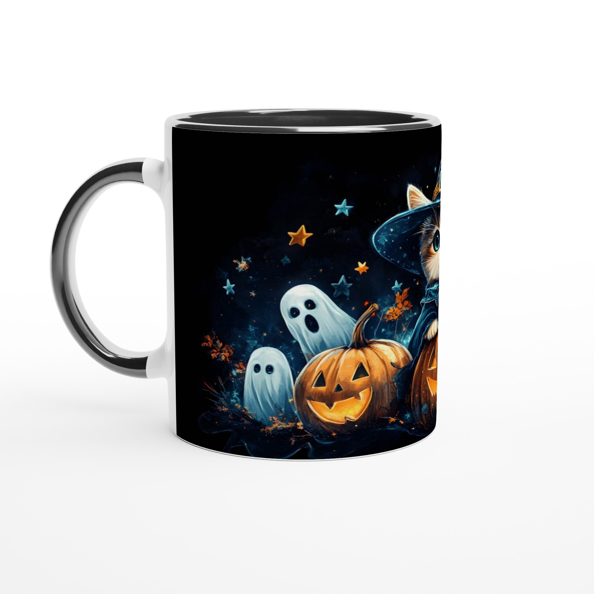 Förtrollande Halloween Mugg: Söt Häxkatt & Spöken – Perfekt för Mysiga Stunder & Skrämmande Kul! 7 4859c9a7-e8dd-42c5-9331-134b07489d98