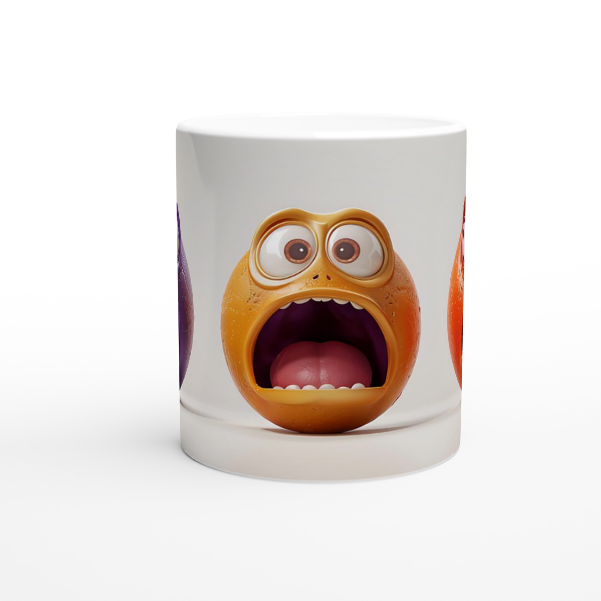 Humoristisk Skrikande Monster Mugg - Välj bland Färgstarka Nyanser, 11 oz Keramik 8 48685a2d-d437-4788-9d0a-36fd48b14d7d