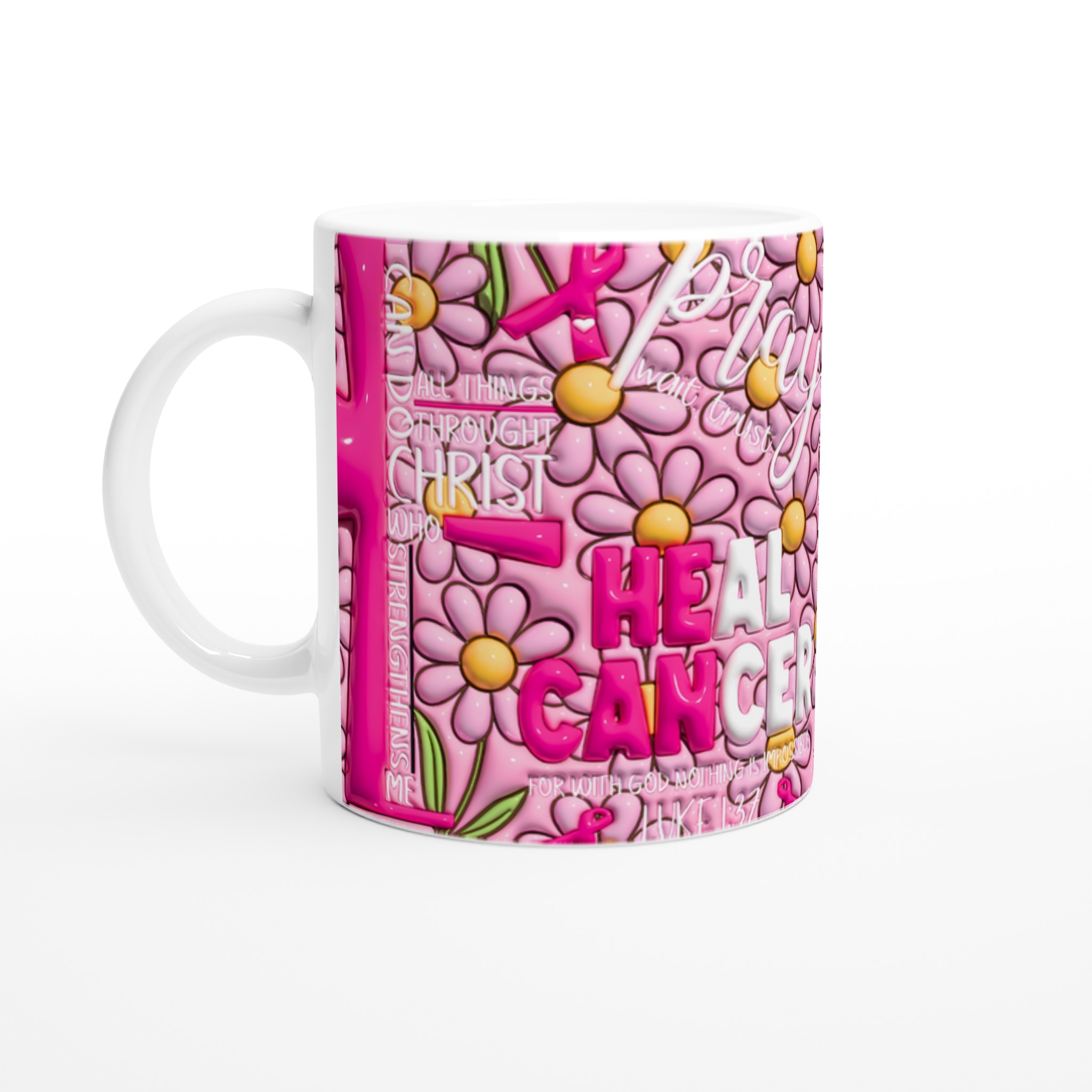 Stärkande Rosa Bandet Mugg: 'Heal Cancer' med Tro och Blomsterdesign – Välj Din Färg! 1 494b2ced-aaaf-4c54-97df-46c5c15bf2eb
