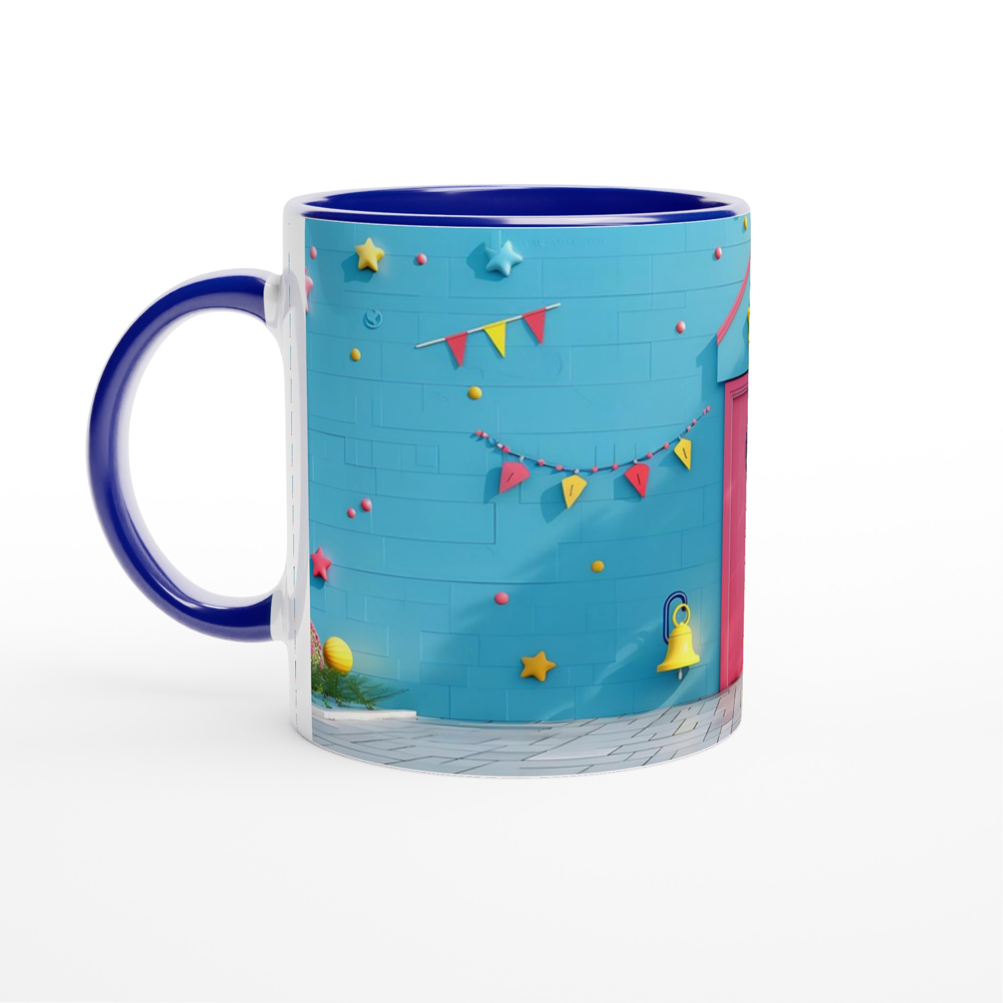 Lekfull Keramikmugg 11oz – Färgglad Barnrumsdesign för Kaffe, Te & Presenter, Välj Bland 7 Härliga Färger! 4 49d4140b-ae30-4a73-be17-5d420406609e