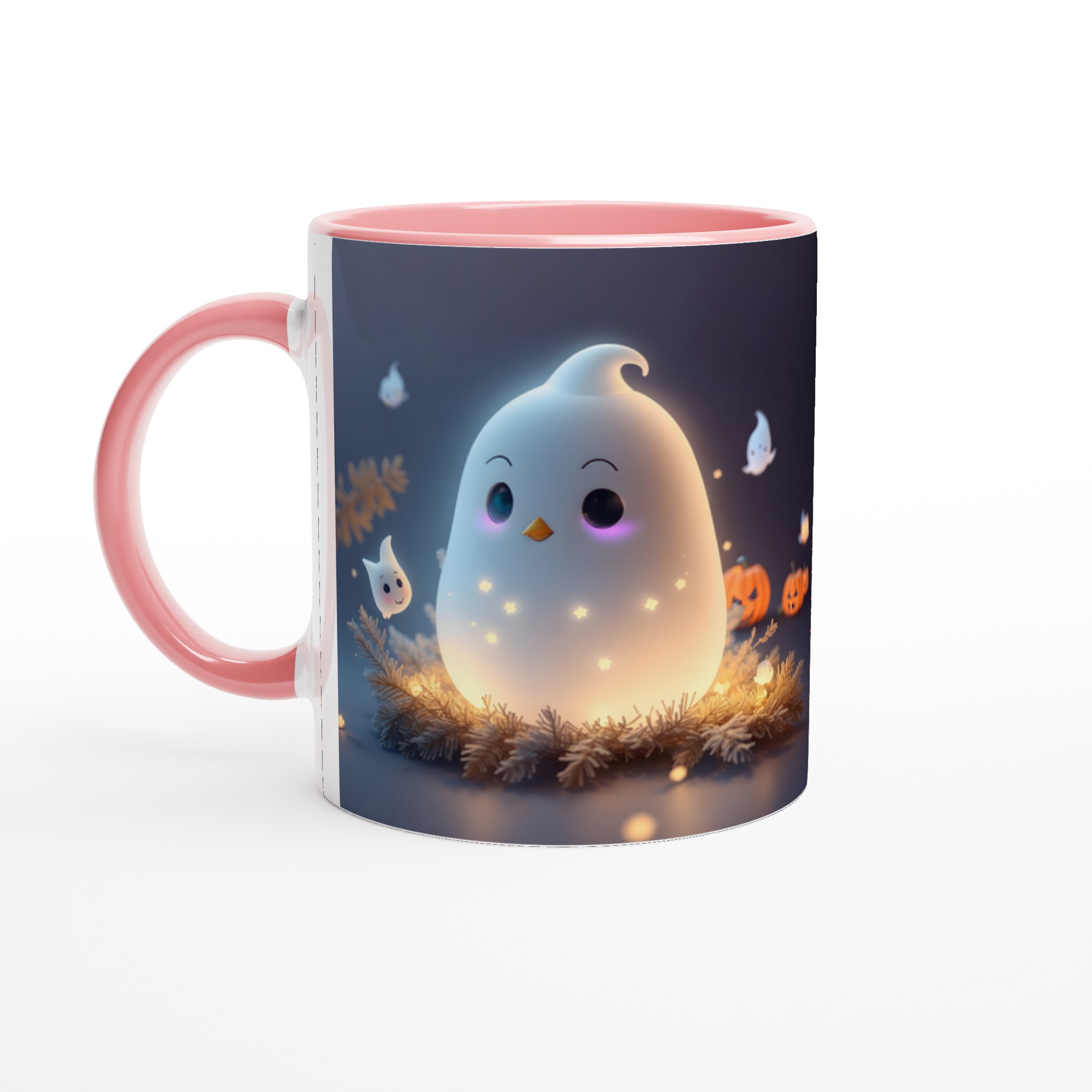 Mysig Spökmugg – Personlig Halloween-favorit i 7 färger – 11 oz keramisk mugg för kaffe & te 6 49e97f1c-9486-4bae-aca0-df35c504ccd6