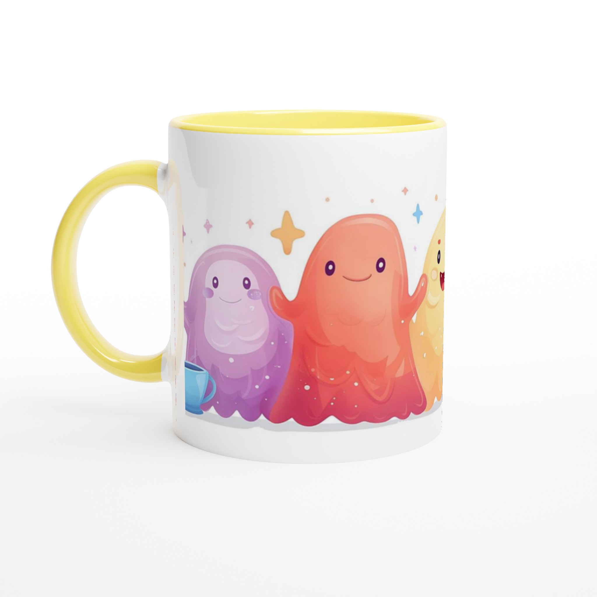 Färgglad 'Kawaii Monsters' Keramisk Mugg – 11oz, Perfekt för Lekfulla Kaffestunder i Valfri Färg! 5 4a03a650-16af-4002-a421-abb524dcf163