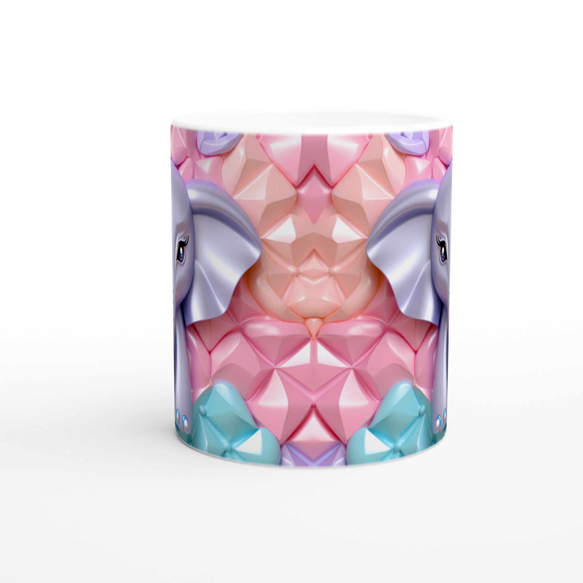 Söt Elefant & Pastell Bubbel Keramikmugg – 11oz, Välj Din Färg! 9 4a3e52bd-2603-4901-93c8-18bf77d8fa17
