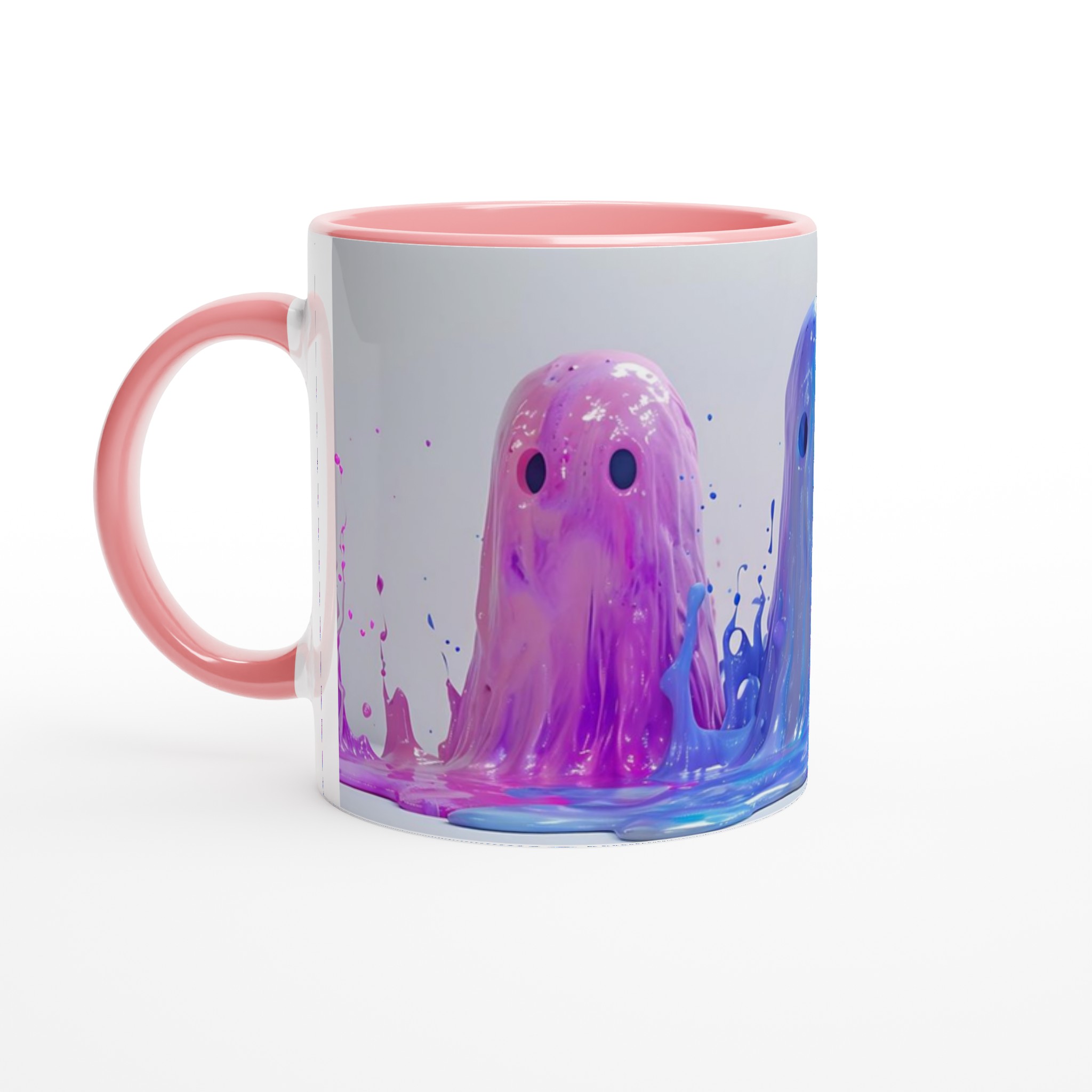 Mångfärgad Splatter Spöke 11oz Keramisk Mugg – Lekfull Design i Flera Färger 6 4acf65ff-7bcc-4fd9-9271-b38360c6267a