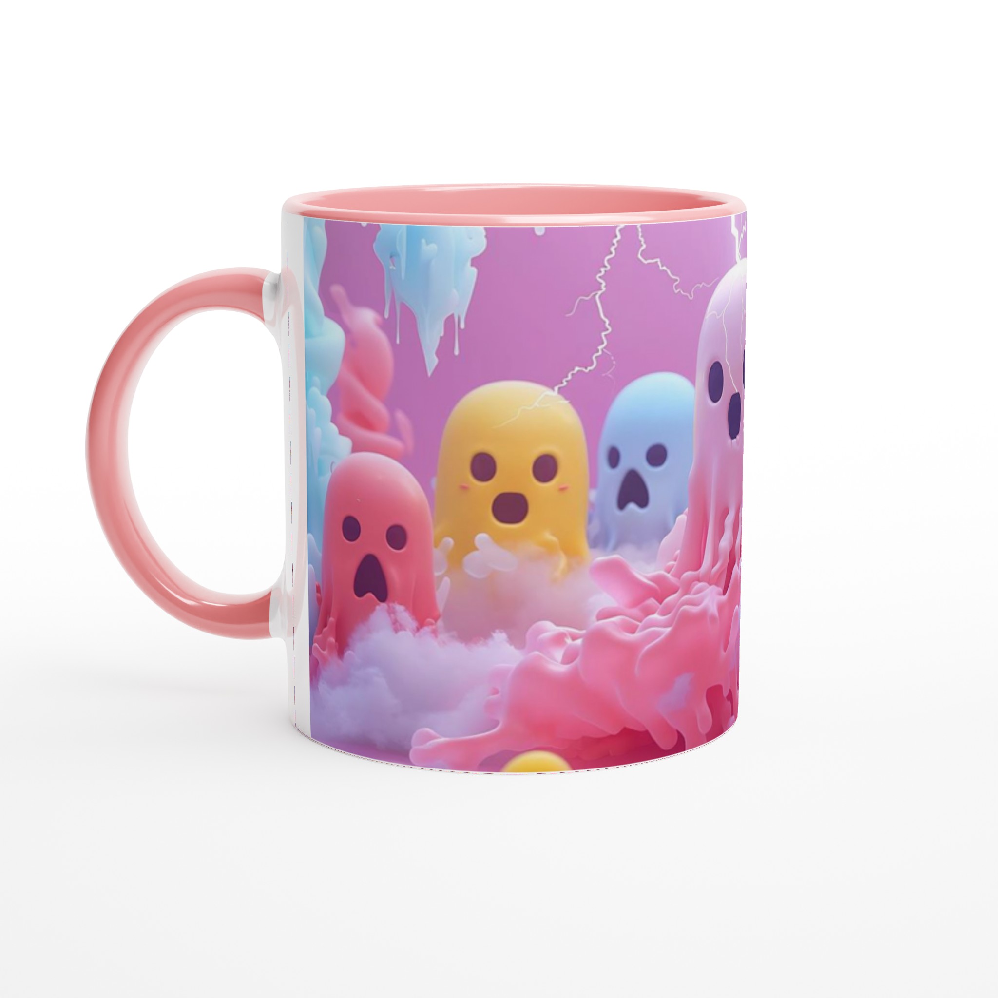 Pastel Ghost Party 11oz Keramikmugg – Välj bland 7 Lekfulla Färger för Din Favoritdryck! 7 4afbd702-f1ff-4031-9821-1976f9efc15f