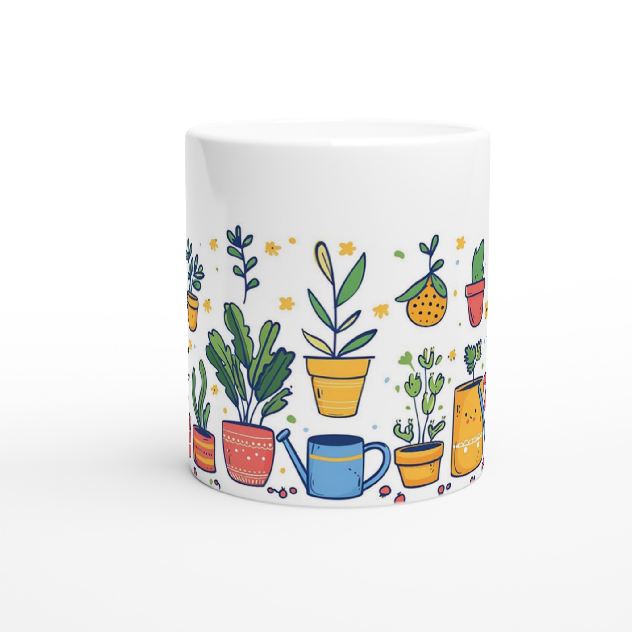 Mug med Livfulla Blomster & Trädgårdstryck – 11 oz Keramikmugg i Valfri Färg 8 4b567fa5-7ff2-4dd9-a43c-5fceb5d2eec9