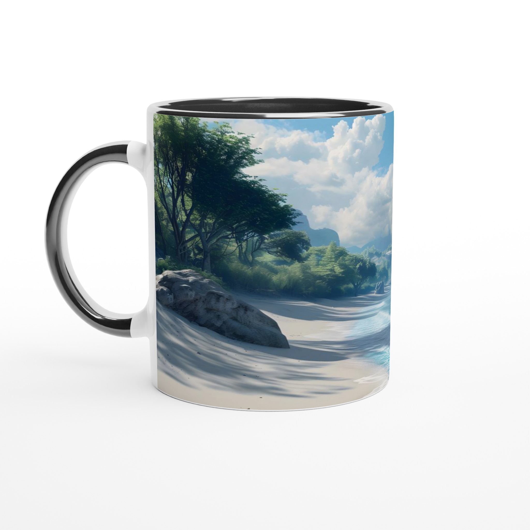 Tropisk Drömstrand 11oz Keramikmugg – Välj bland 7 Livfulla Färger 4 4babdb9f-426b-478c-9faf-d4db4d77354a