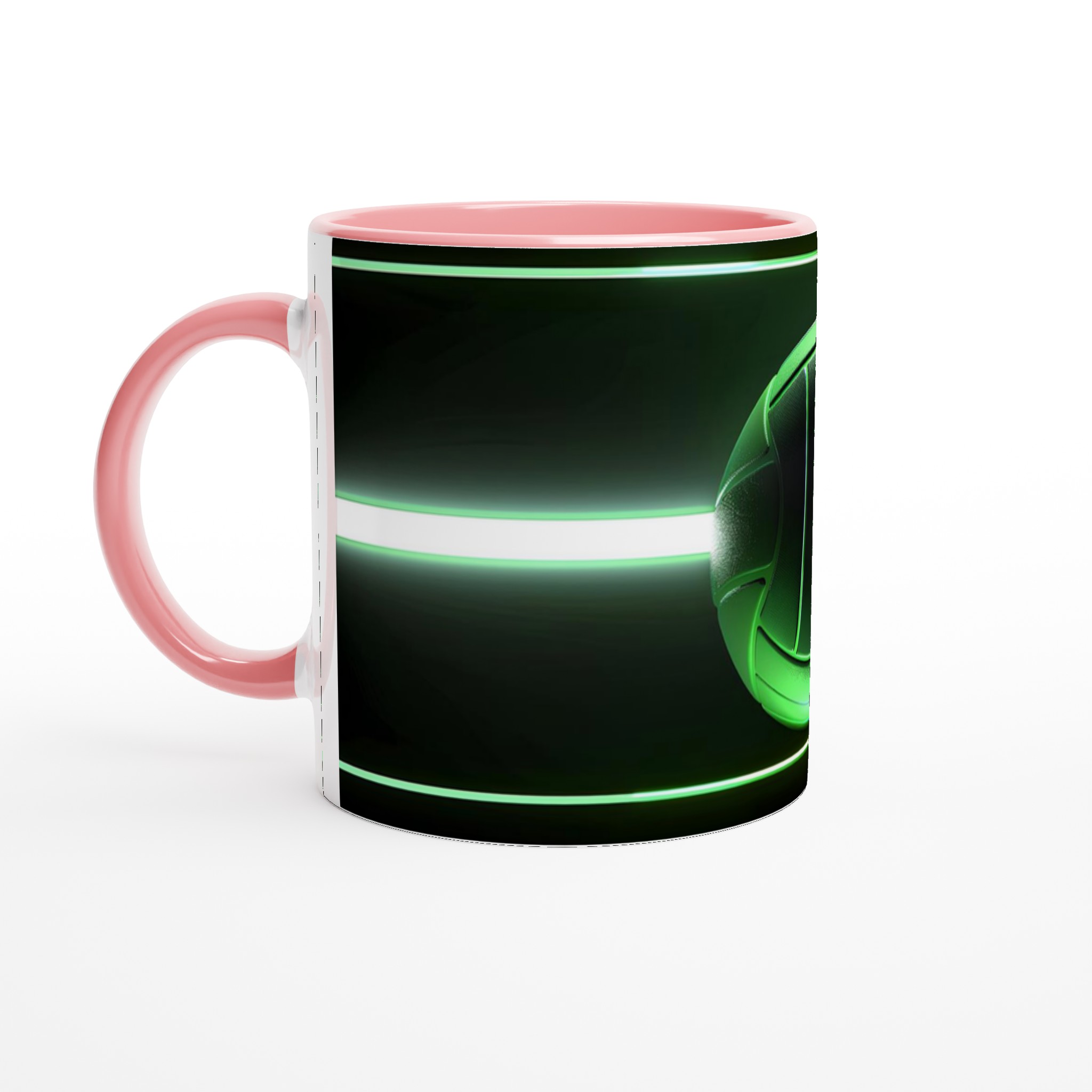 Neon Volley – 11oz Keramisk Mugg: Låt ditt motiv glöda i ett spektrum av färger! 6 4bb240ab-a313-4575-9879-4ccda21f397b