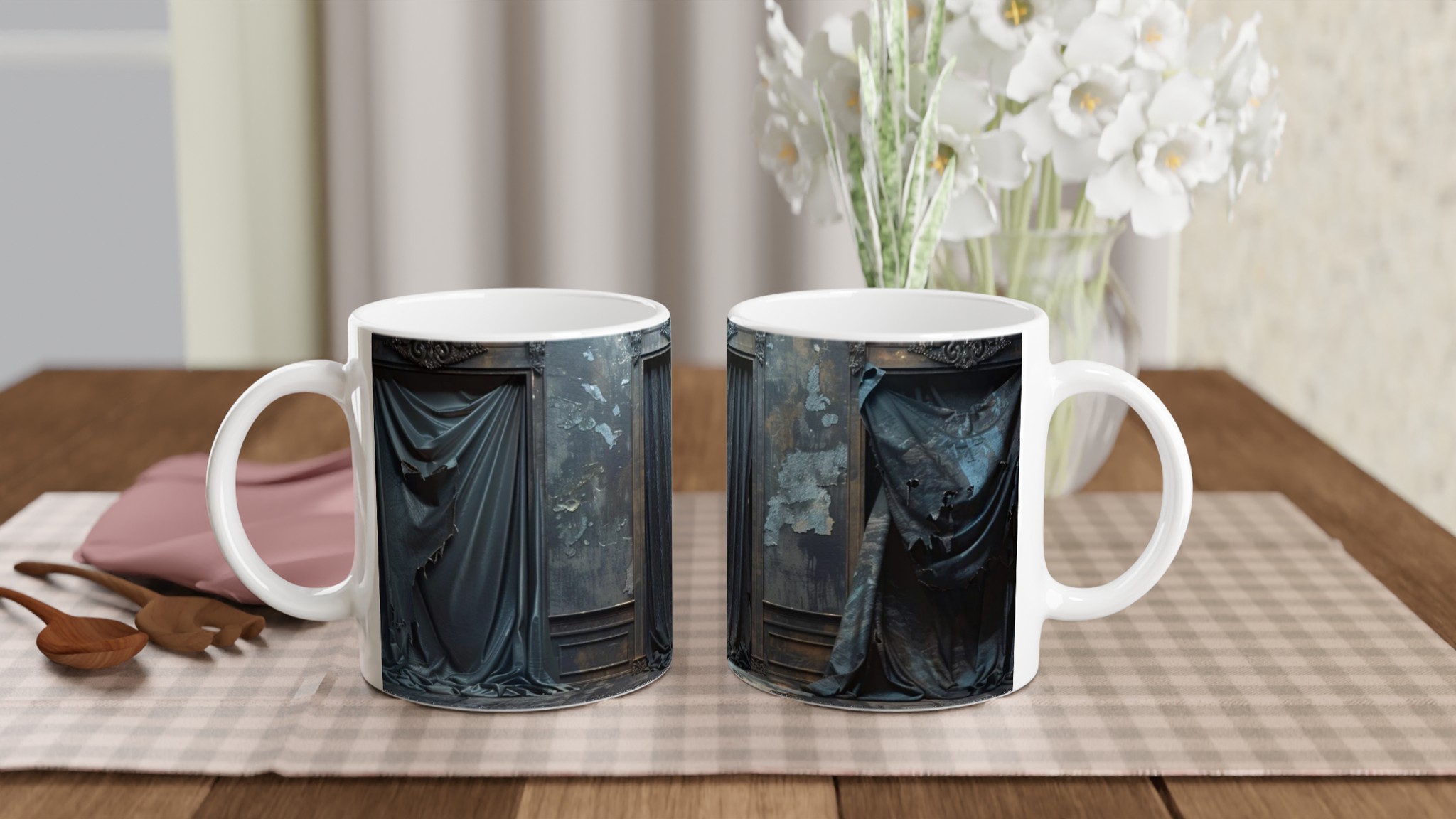 Vit 11oz keramisk mugg med elegant vit finish – välj bland sju livfulla färger för din stil 10 4bb37277-7d51-4260-ba7f-29d37de10f36