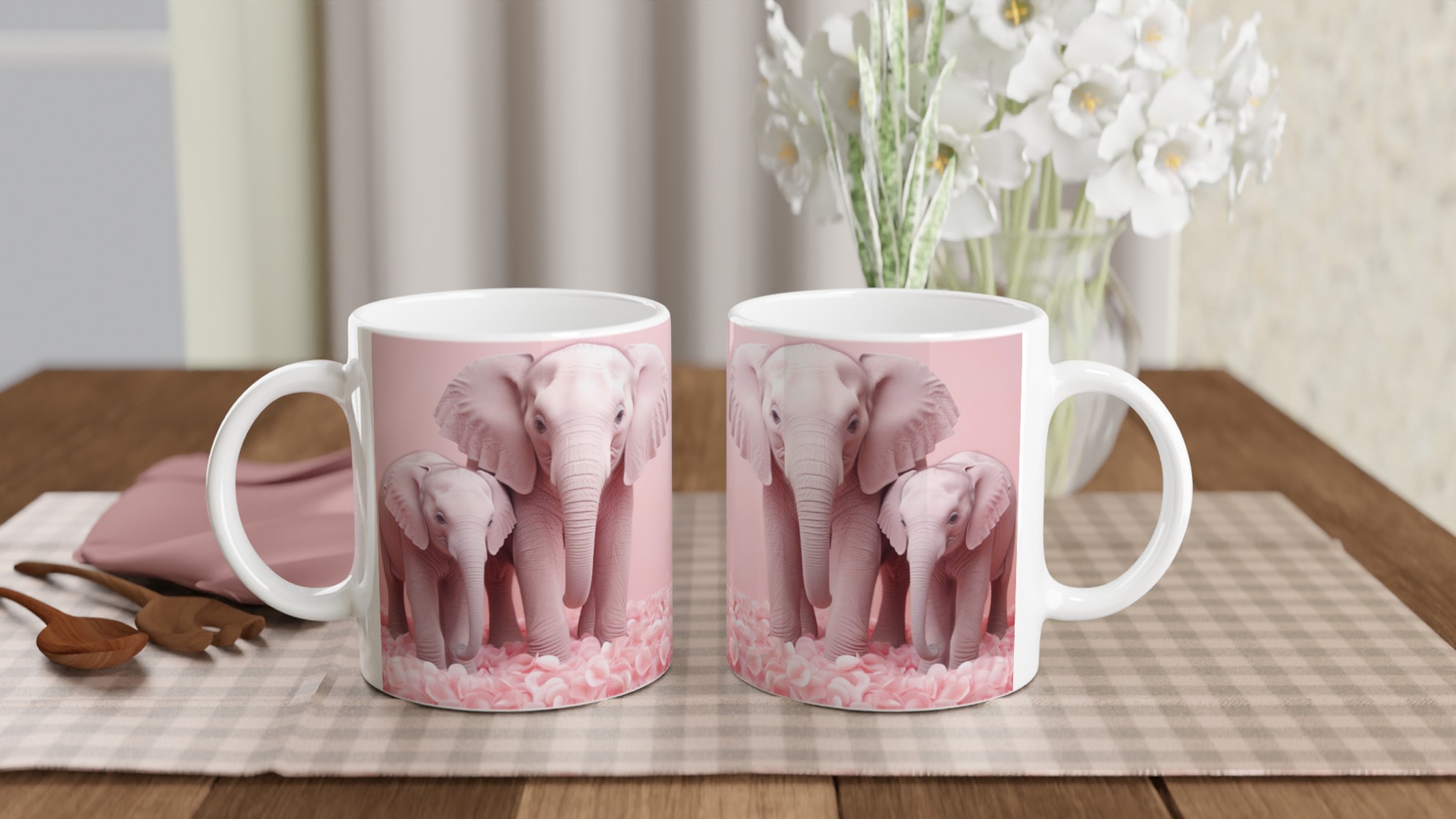 Rosa Elefant-Dröm 11oz Keramisk Mugg – Personlig Design i Valfri Färg 10 4bbbcc18-55e6-4a10-b51d-6cb180372fb8
