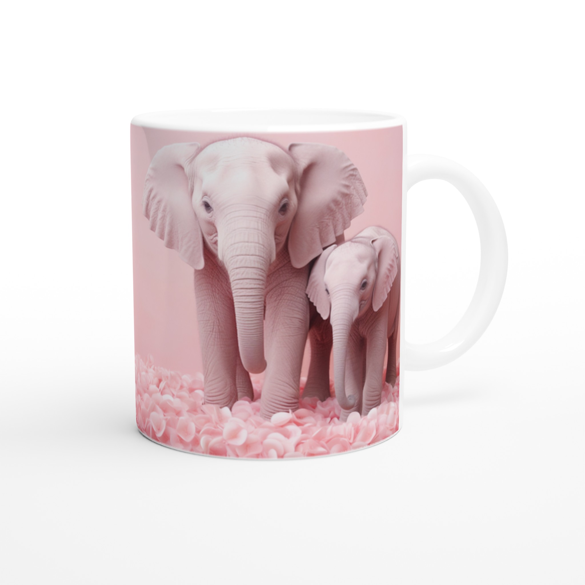 Rosa Elefant-Dröm 11oz Keramisk Mugg – Personlig Design i Valfri Färg 9 4bcb1107-1e18-4734-9cdb-3d5c796a95ac