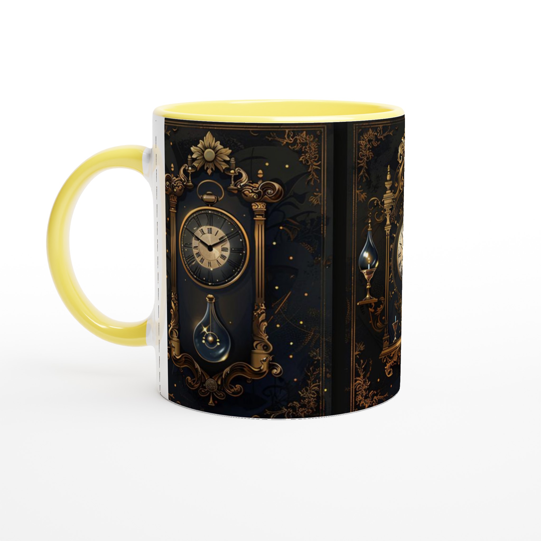 Tidlös Elegans 11oz Keramikmugg – Guld & Svart Barockdesign i Valfri Färg 5 4bfd5768-4a95-4f89-a4ee-83a499d263e0