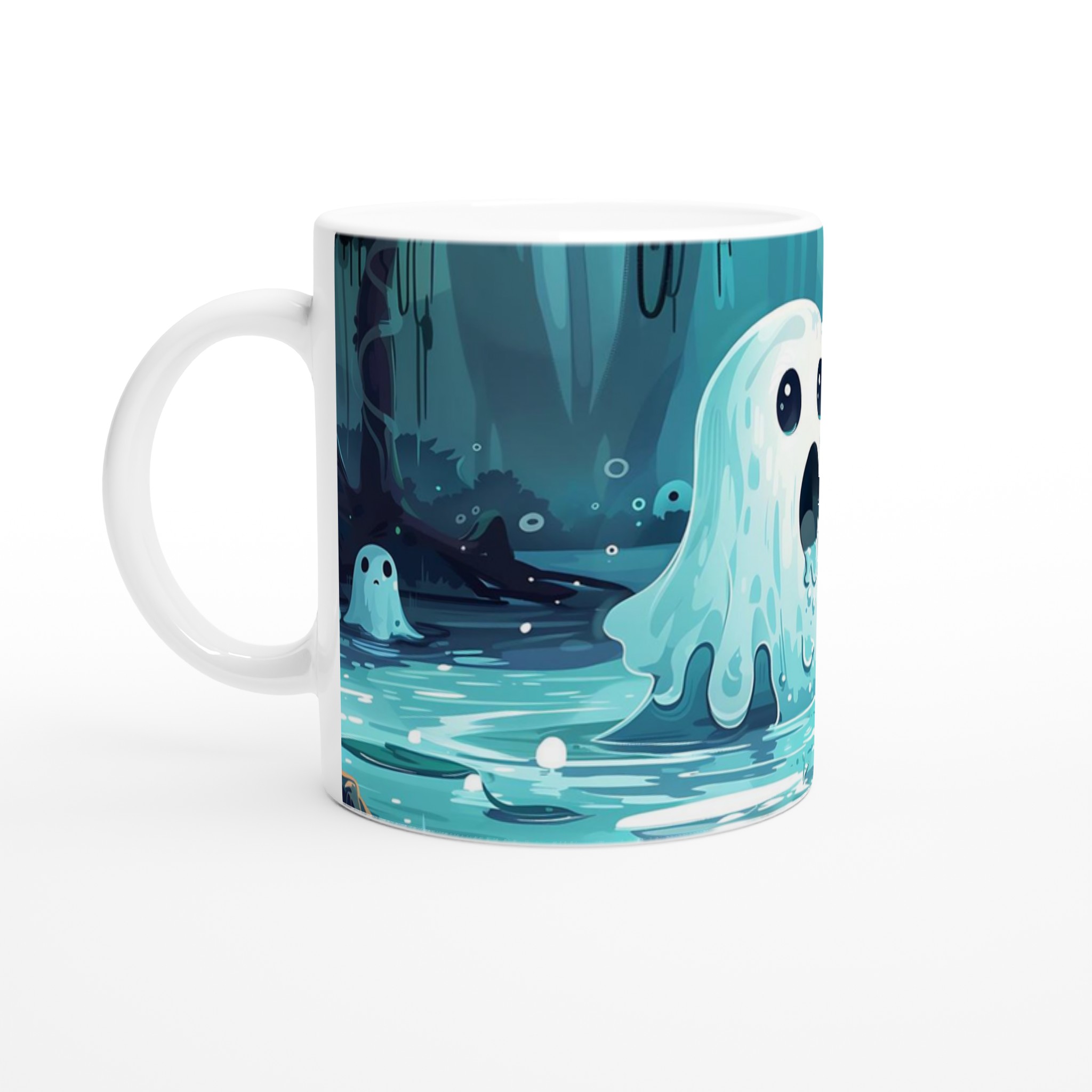 Kusligt Söt Spökfest Mugg – 11oz Keramisk Mugg för Kaffe, Te och Fika i Valfri Färg! 1 4c372ed9-ef38-4a8c-b274-84c46446b868