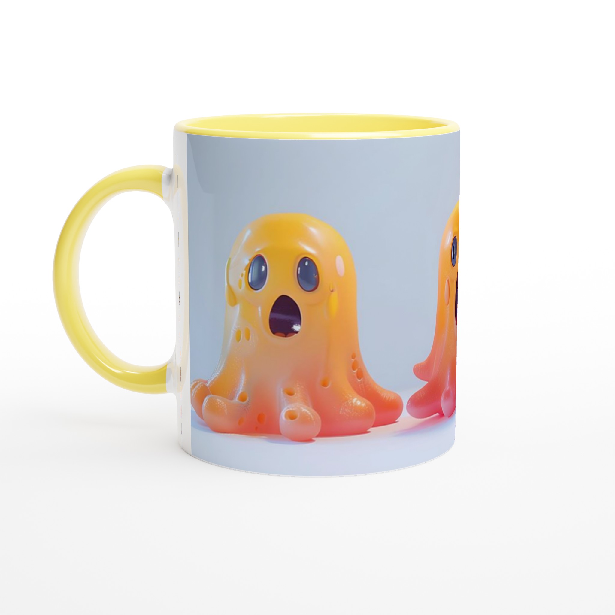 Förskräckt Bläckfisk Keramikmugg - Charmig & Färgglad 11oz Kaffemugg i Ditt Val av Färg 5 4c54b12a-3289-4bc1-8339-94129dd2c29b