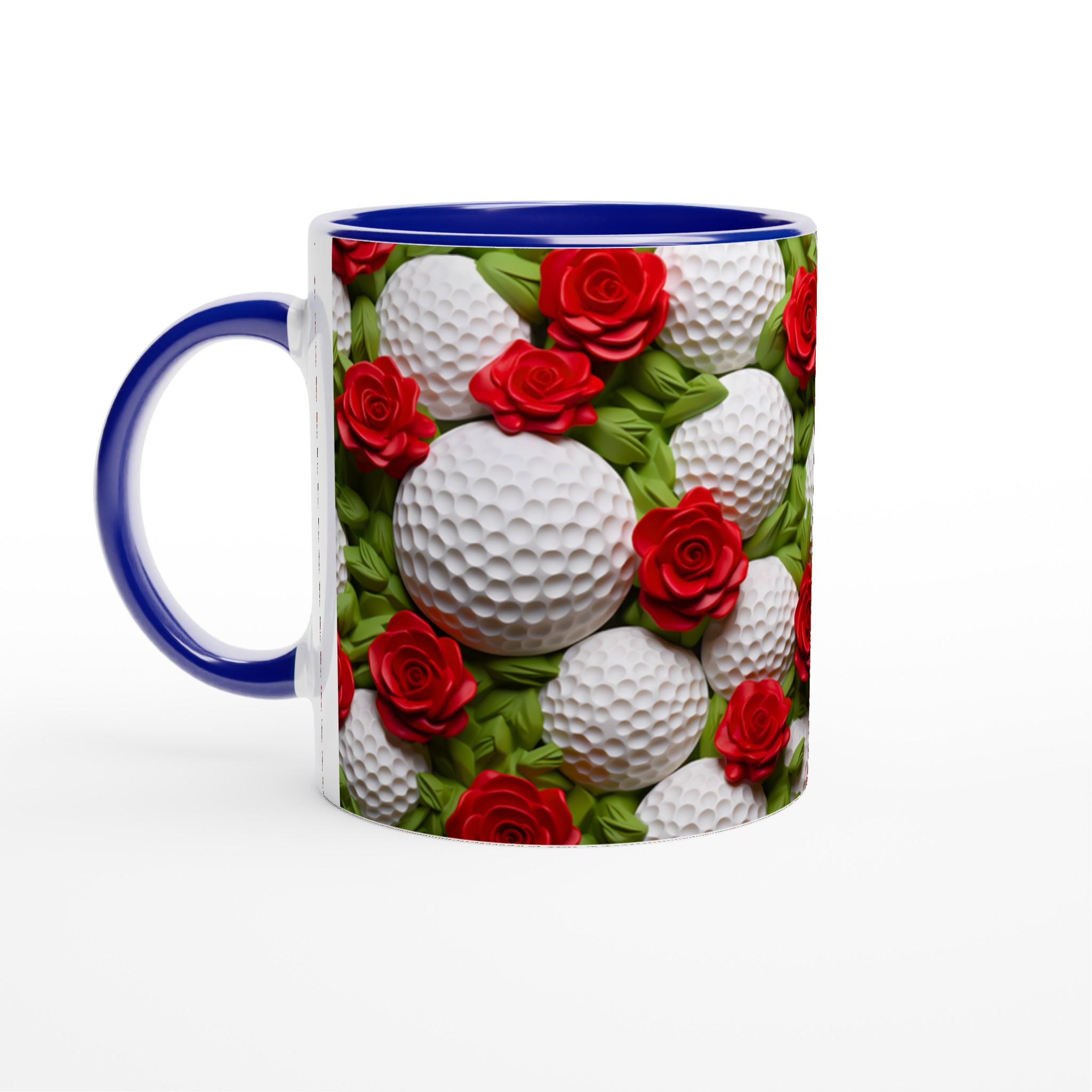 Elegant Golf & Rosor 11oz Keramikmugg – Perfekt Gåva för Golfentusiasten 4 4c7c1991-6f66-4341-ab2b-54dc1256fe6b