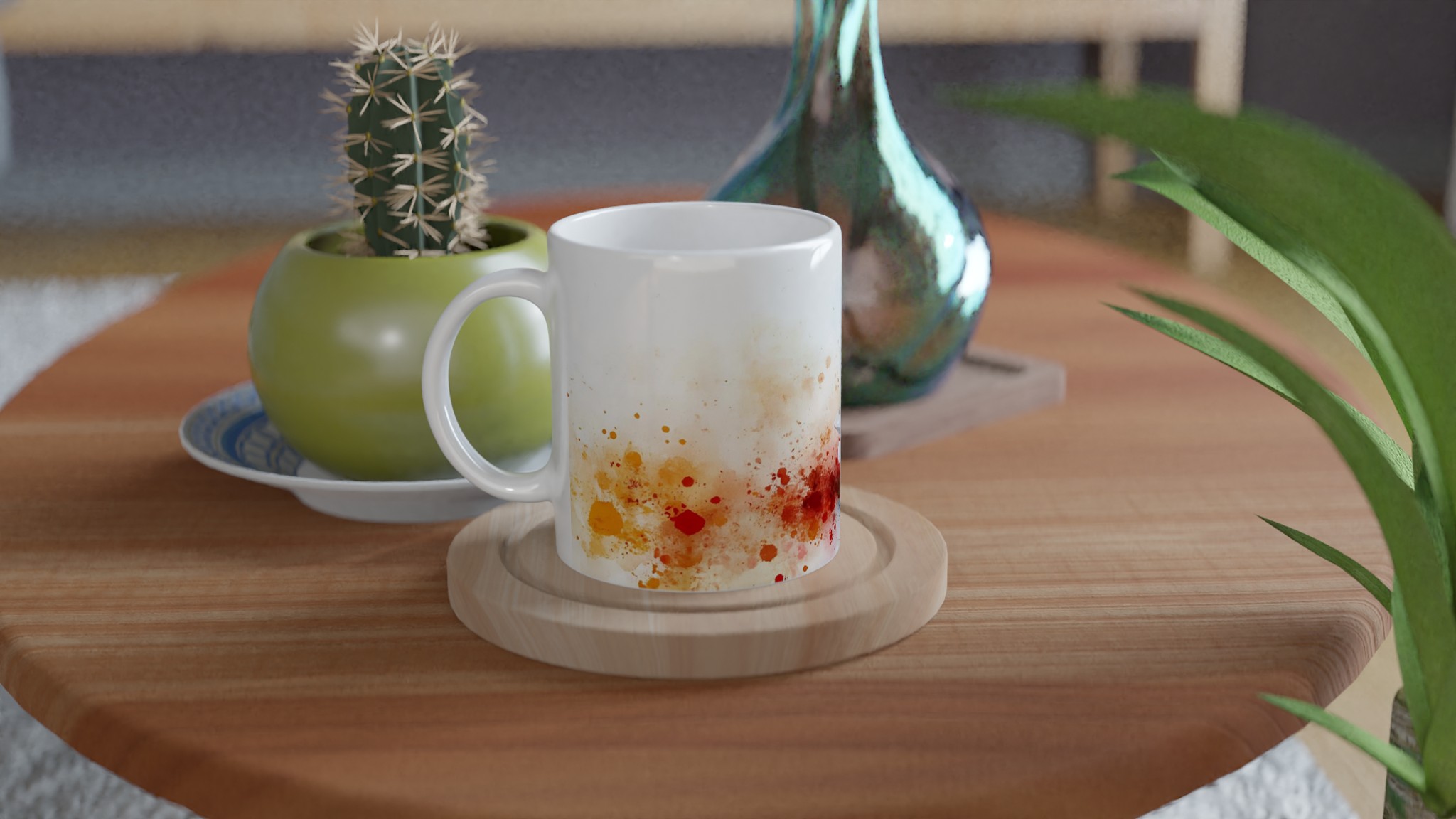 Frukostdröm: 11oz Keramikmugg i akvarellstil – Välj din färg! 9 4c854a81-5ae6-4d6b-8622-6861dacf0341
