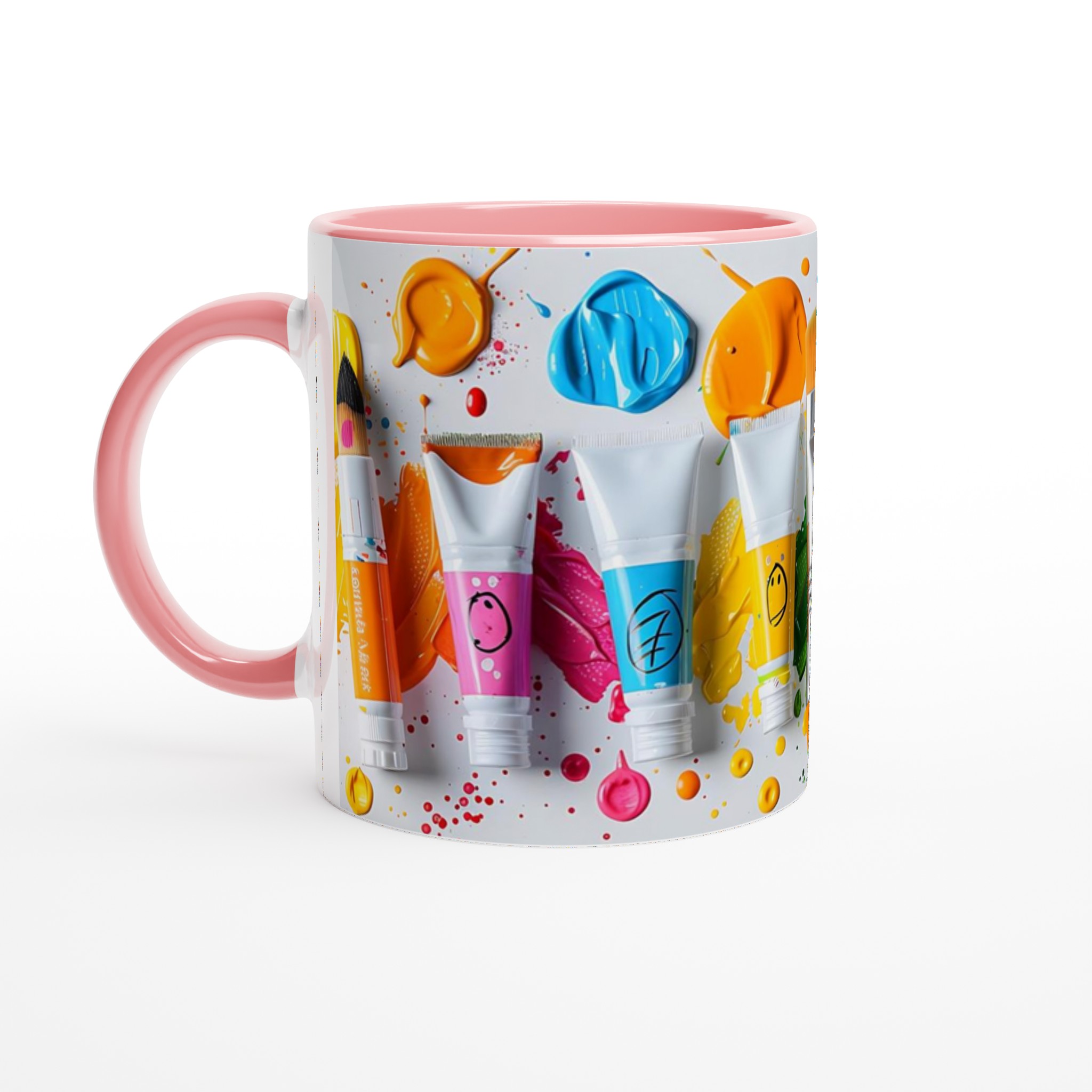 Färgsprakande 11oz keramikmugg – Din kreativa duk för kaffe, te och konst! 6 4cae2bbb-52fc-459a-a6fb-295b979fe032