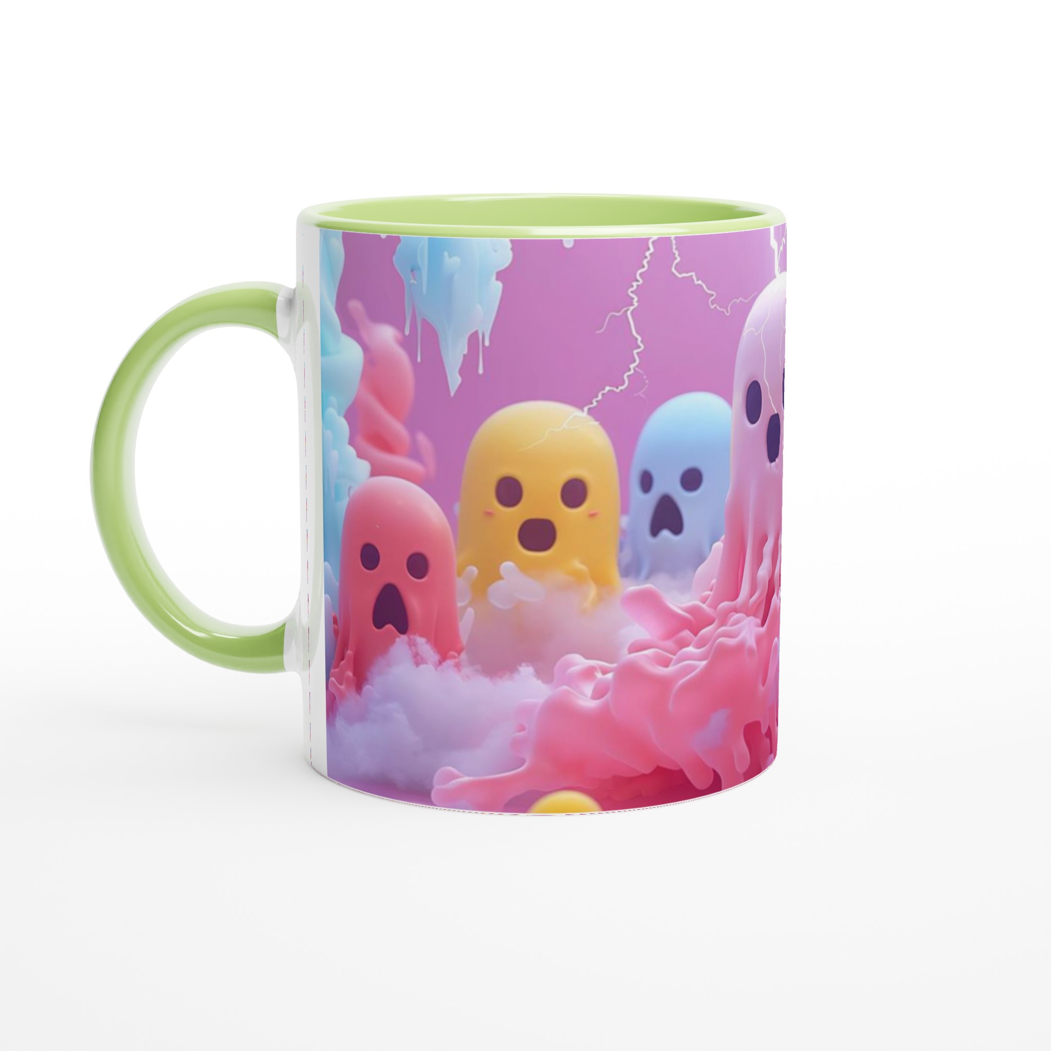 Pastel Ghost Party 11oz Keramikmugg – Välj bland 7 Lekfulla Färger för Din Favoritdryck! 3 4cfe5348-59c0-4010-8316-9650bf9b43a9