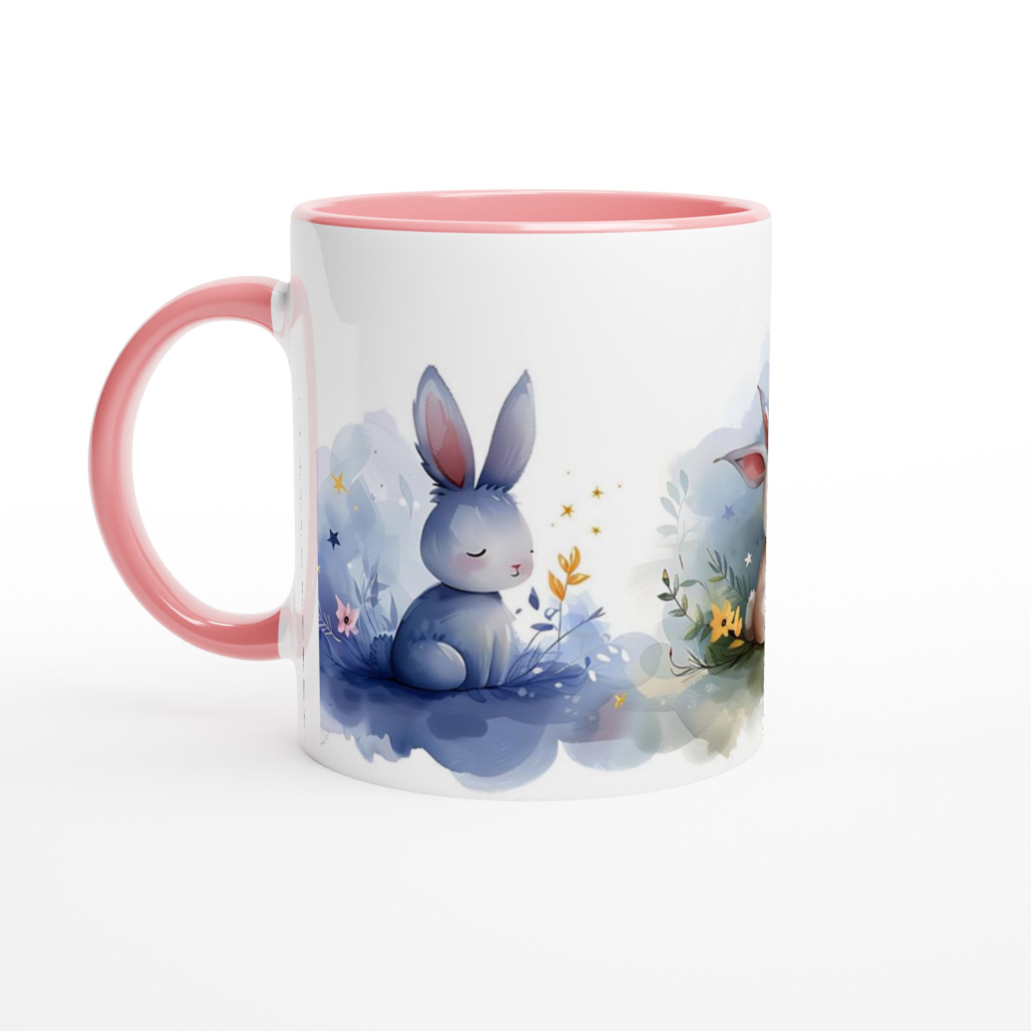 Magiska Kaniner Keramisk Mugg – Drömsk Akvarelldesign i Flera Färger 6 4cffbb8e-78cc-4692-b4f1-7e68d3f3d593