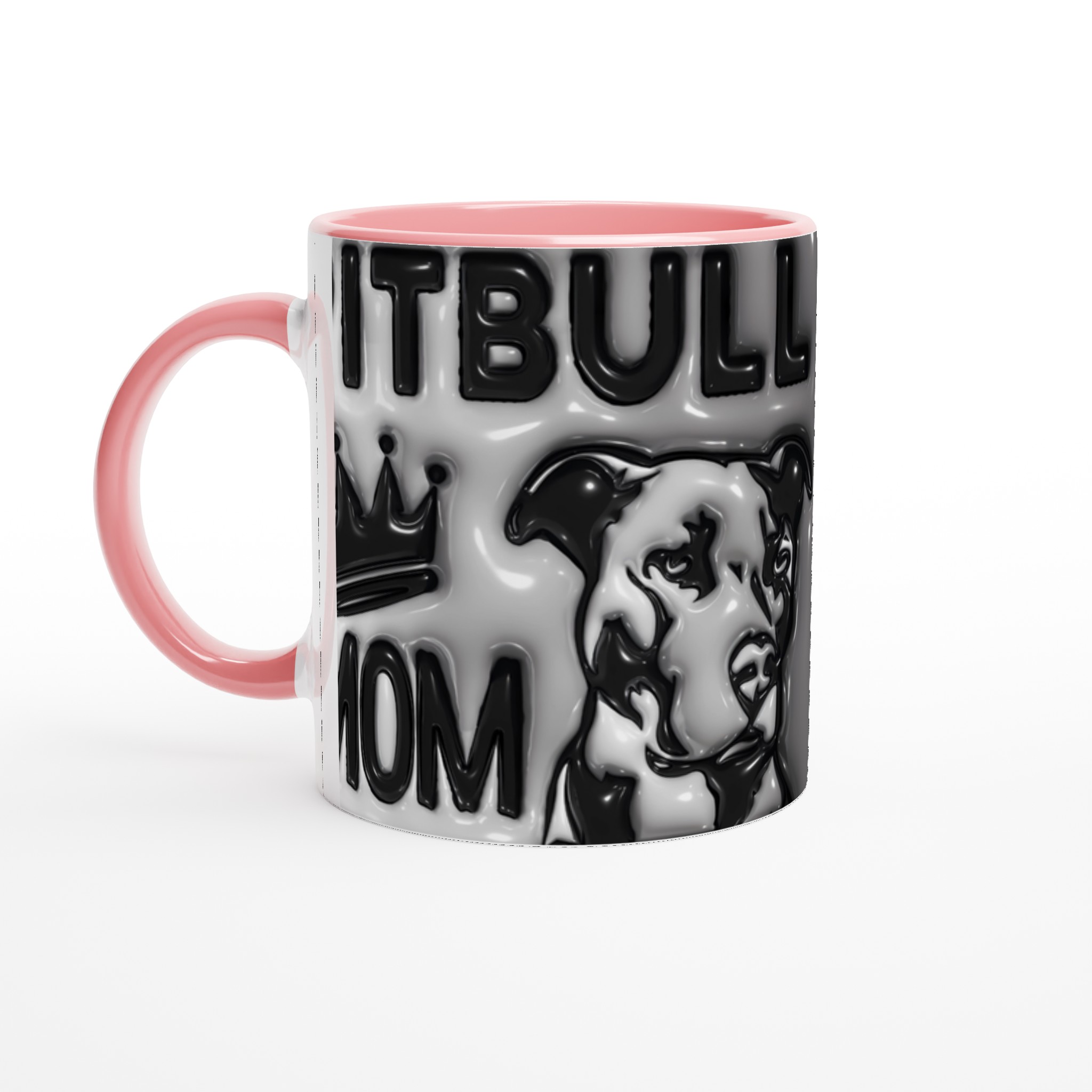 Pitbull Mom Kaffemugg – Kungen eller Drottningen av Djungeln! En Stilren 11oz Keramikmugg i ditt val av färg. 6 4d65dc90-2614-47f4-b27b-b4a5667bfaec