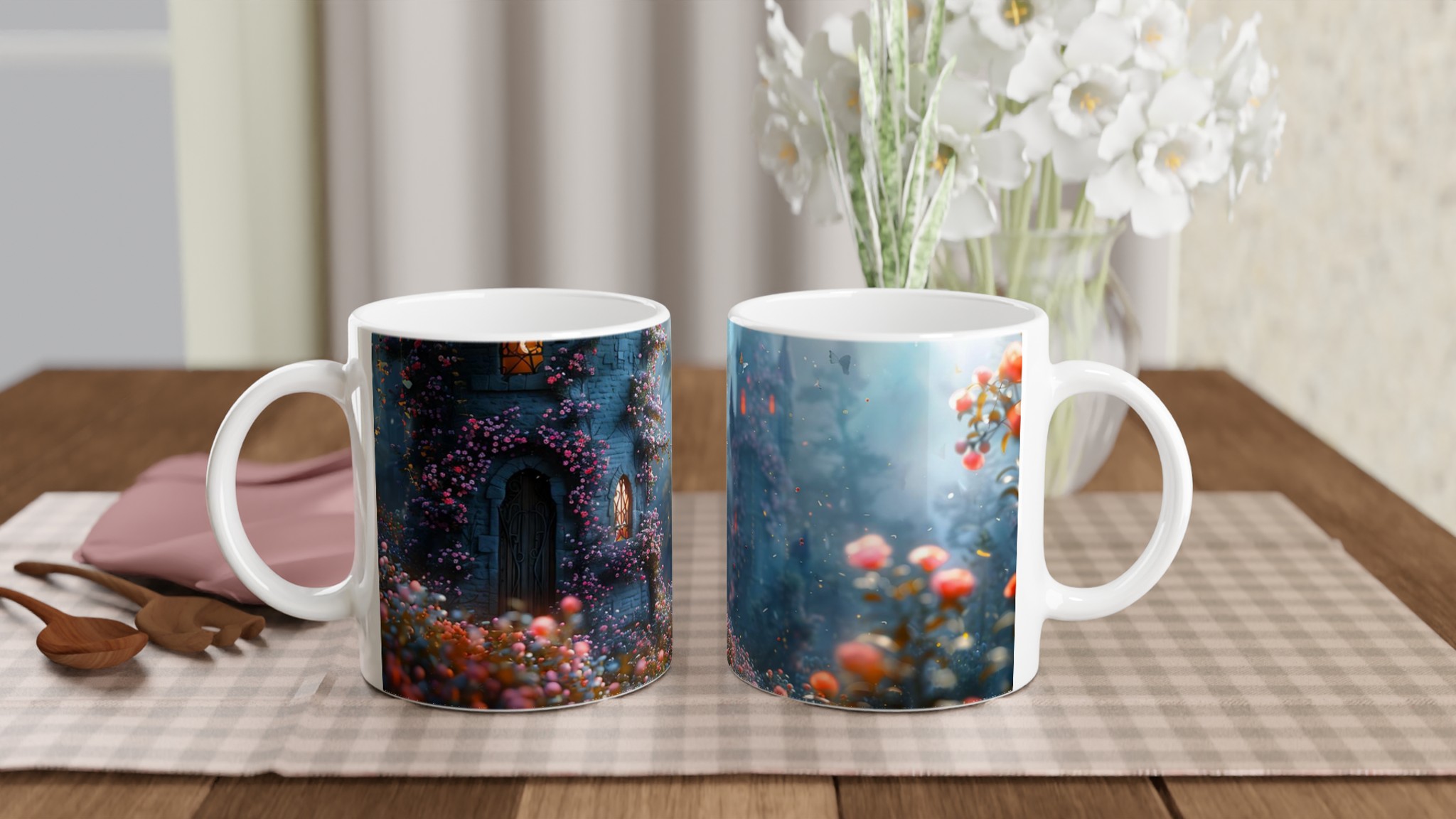 Fairy Tale Castle 11oz Keramikmugg – En förtrollande färgexplosion för din dryck 10 4d85ae80-8b7b-4992-af30-ad31d822c311
