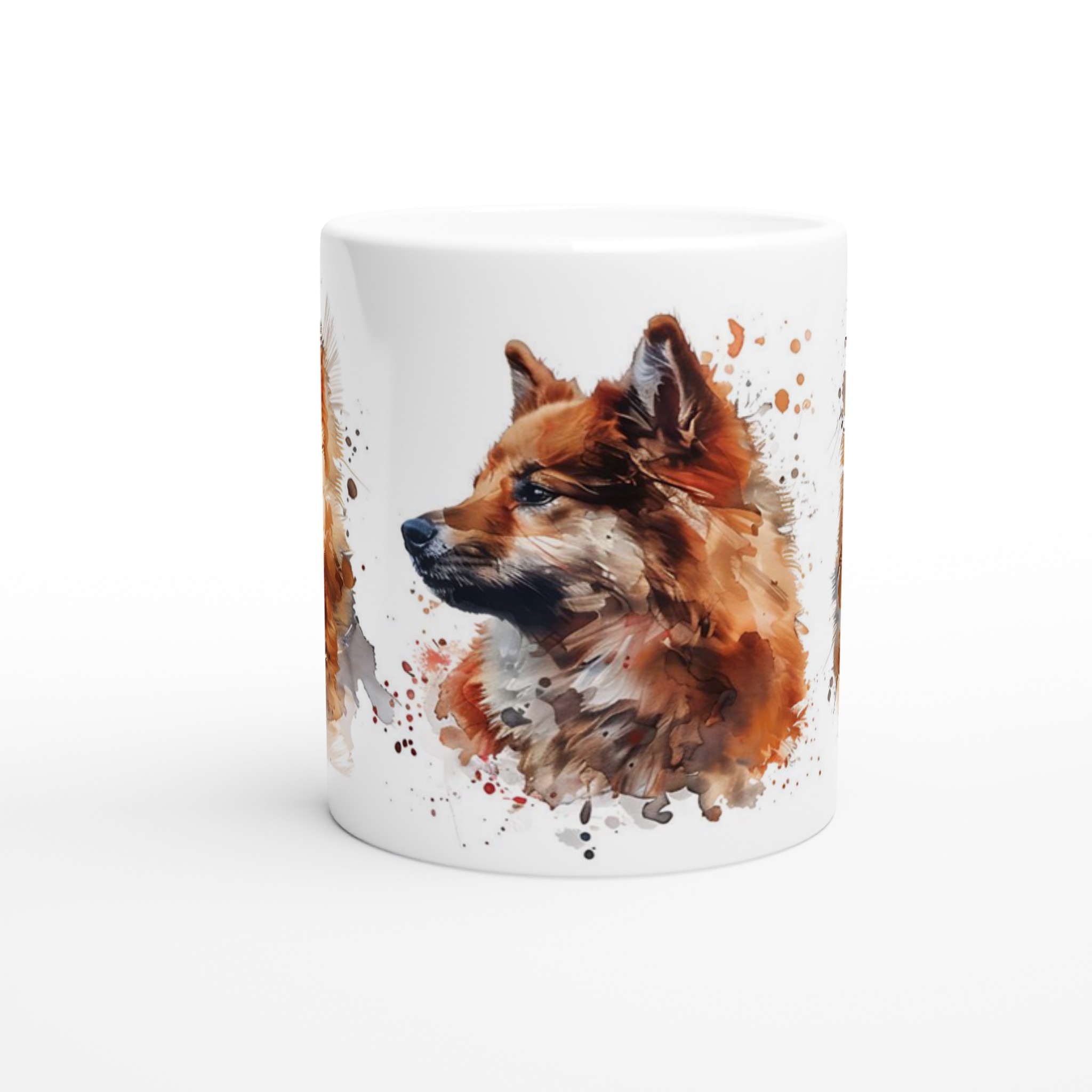 Akvarell Shiba Inu Mugg - Hundkonst för Kaffeälskare i Din Valda Keramikfärg 8 4d908b47-7847-40ef-a181-23ee993b0aae