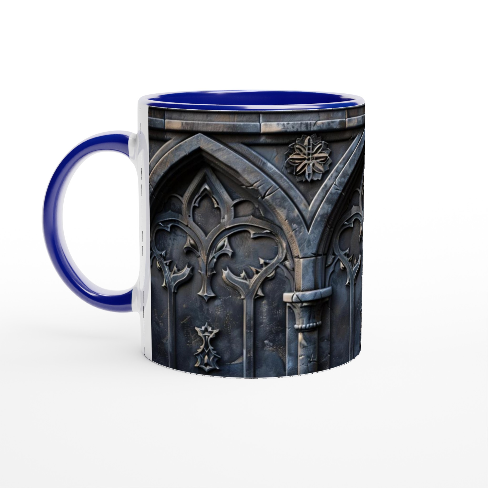 Gotisk Elegans: 11oz Keramisk Mugg med Ornamentik – Välj din Färg! 4 4da5c862-9d64-4e13-93ed-32149fffe296