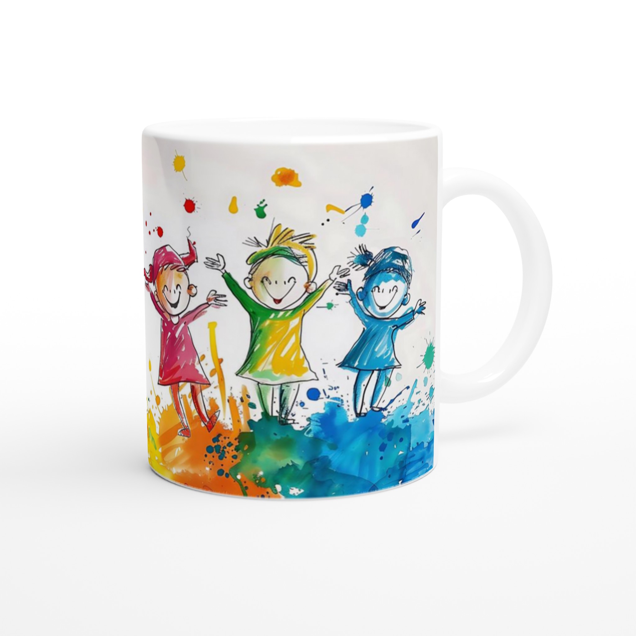 Glädjefull Keramikmugg med Lekfullt Motiv – 11 oz i Livliga Färger 9 4dbe244a-8c24-49d6-8f4c-fc551fca10ba