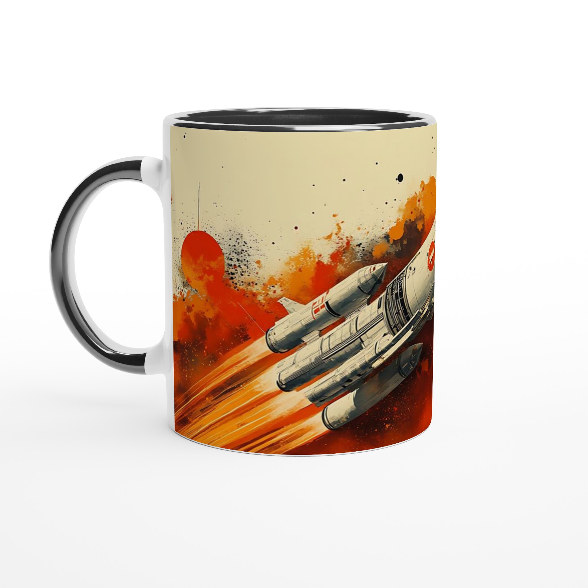Kosmisk Raketresa Keramikmugg - Lyxig 11oz Kaffemugg i Din Valfria Färg 2 4ddccff0-8706-47ce-ad0d-6ca1cbf84e20