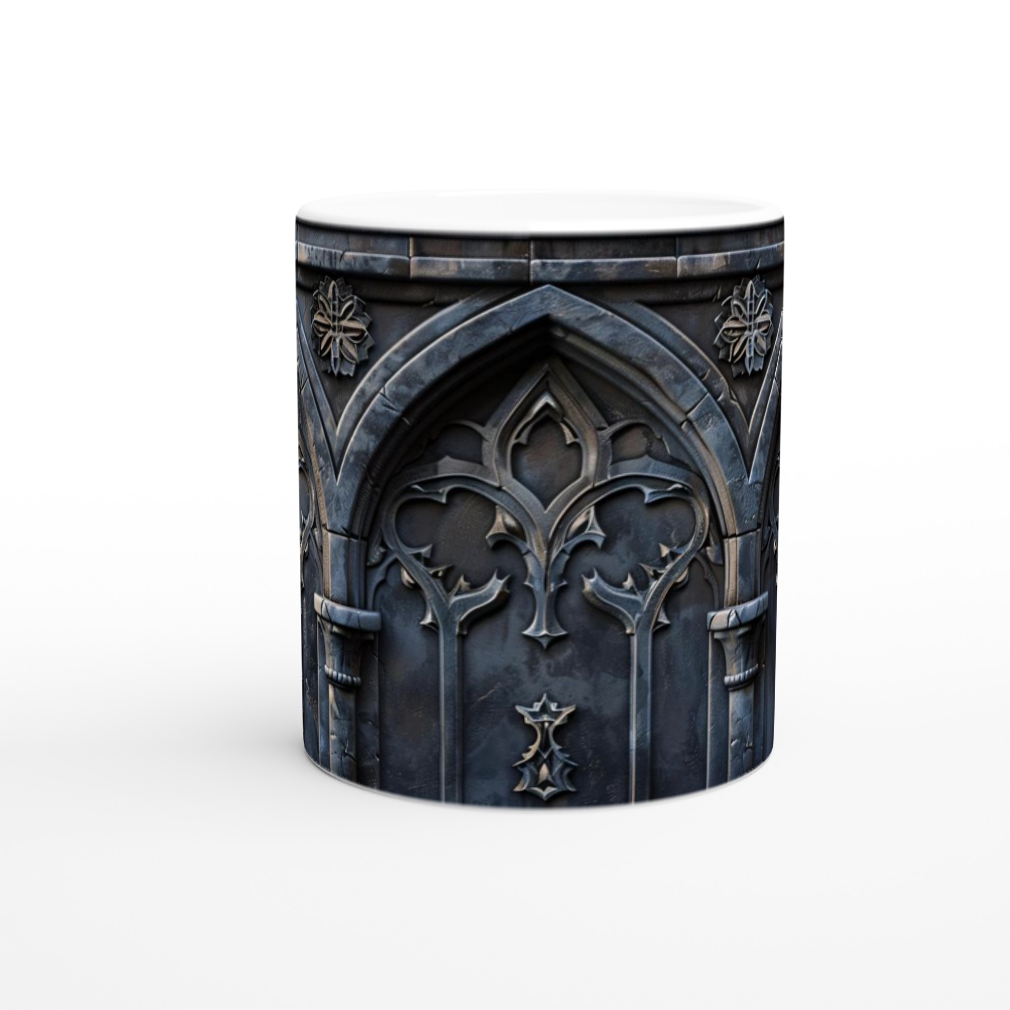 Gotisk Elegans: 11oz Keramisk Mugg med Ornamentik – Välj din Färg! 8 4de06f76-3942-48ed-bea3-39ba4801e5dd