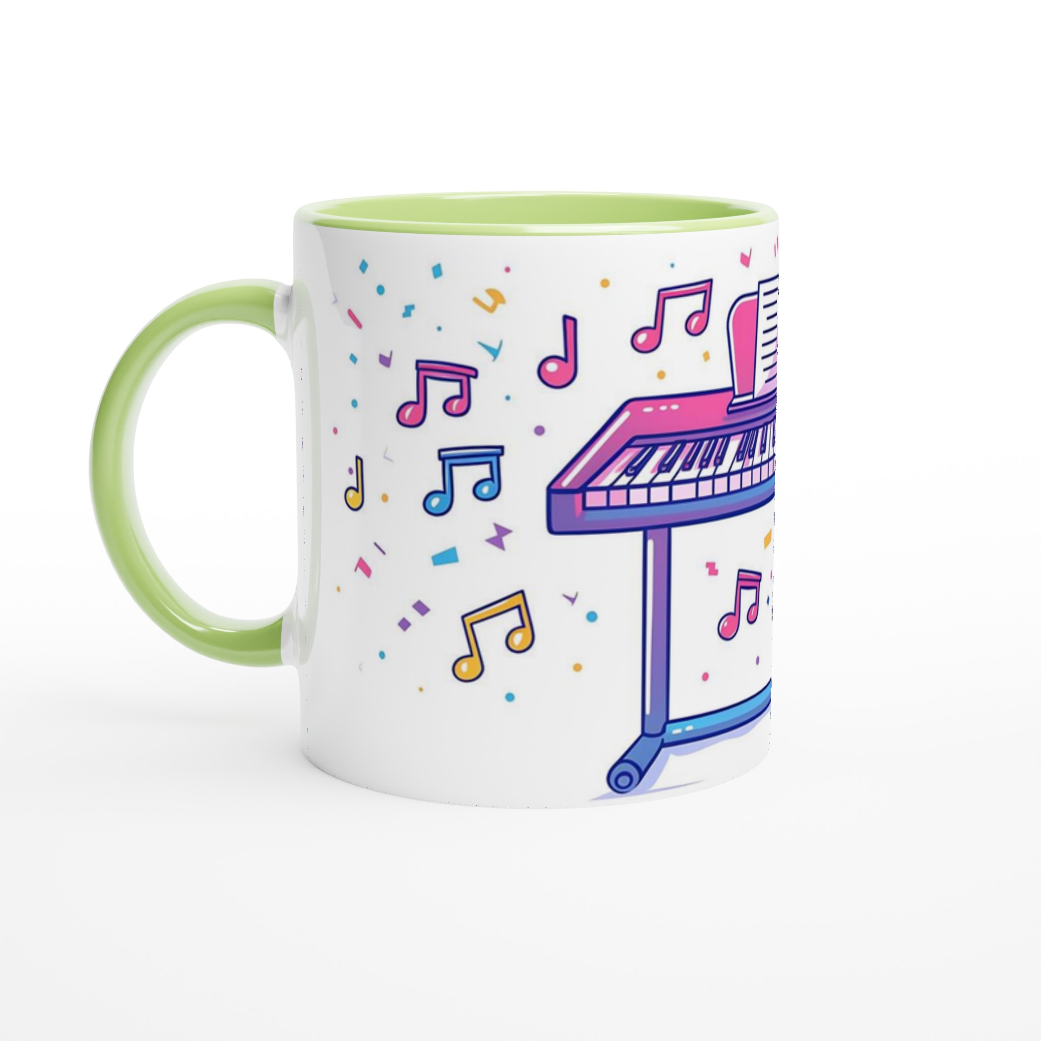 Melodiös Keramisk Mugg – Färgglad Musikdesign, 11 oz. Välj Din Favoritfärg! 3 4e06da2a-fe31-4890-b2a9-c7e6cad7e3e3