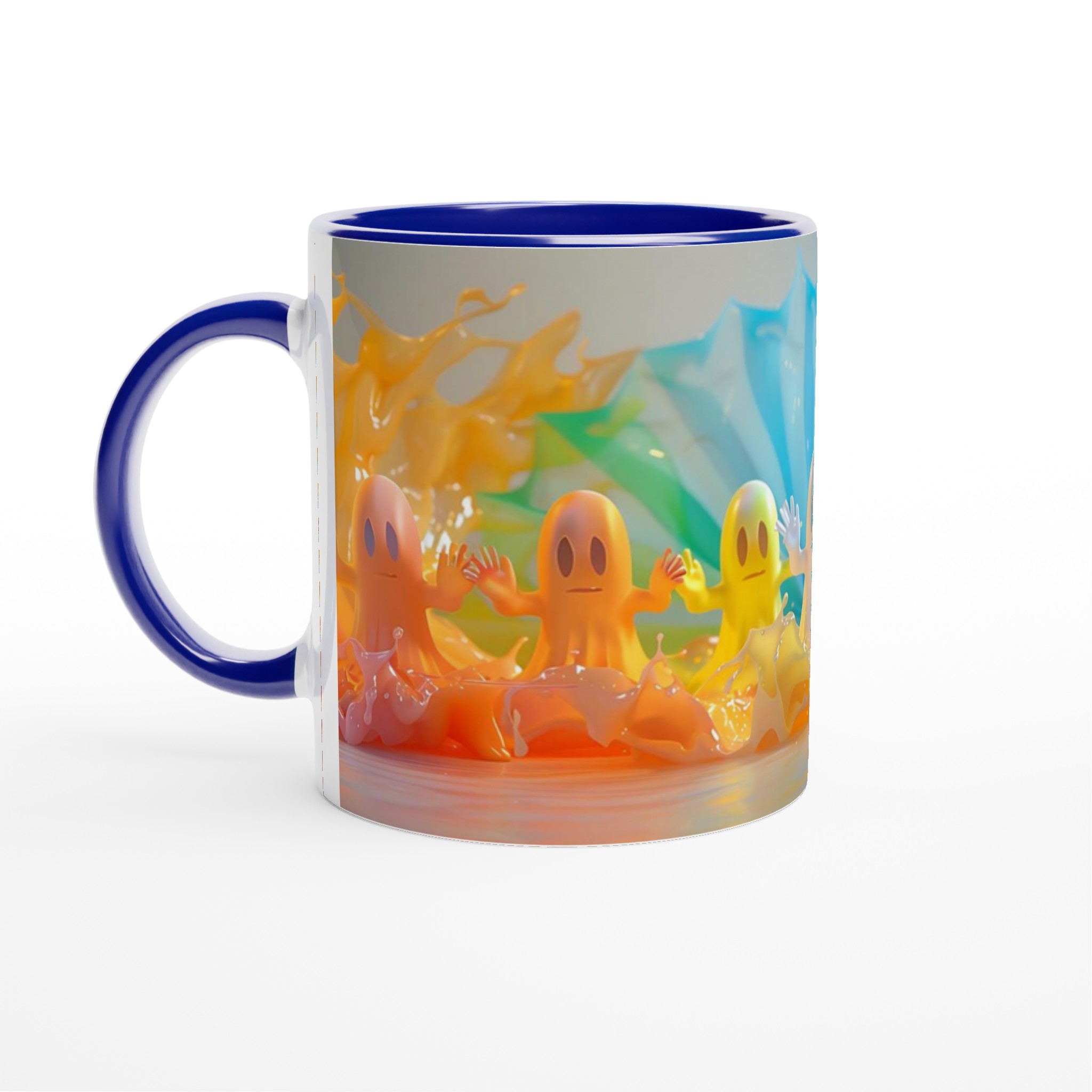 Färgsprakande Spökmugg – Lekfull 11oz Keramisk Mugg för Kaffe, Te & Glädje i Alla Färger 4 4e30e782-8eaf-4279-895c-cbbc02c7aabb