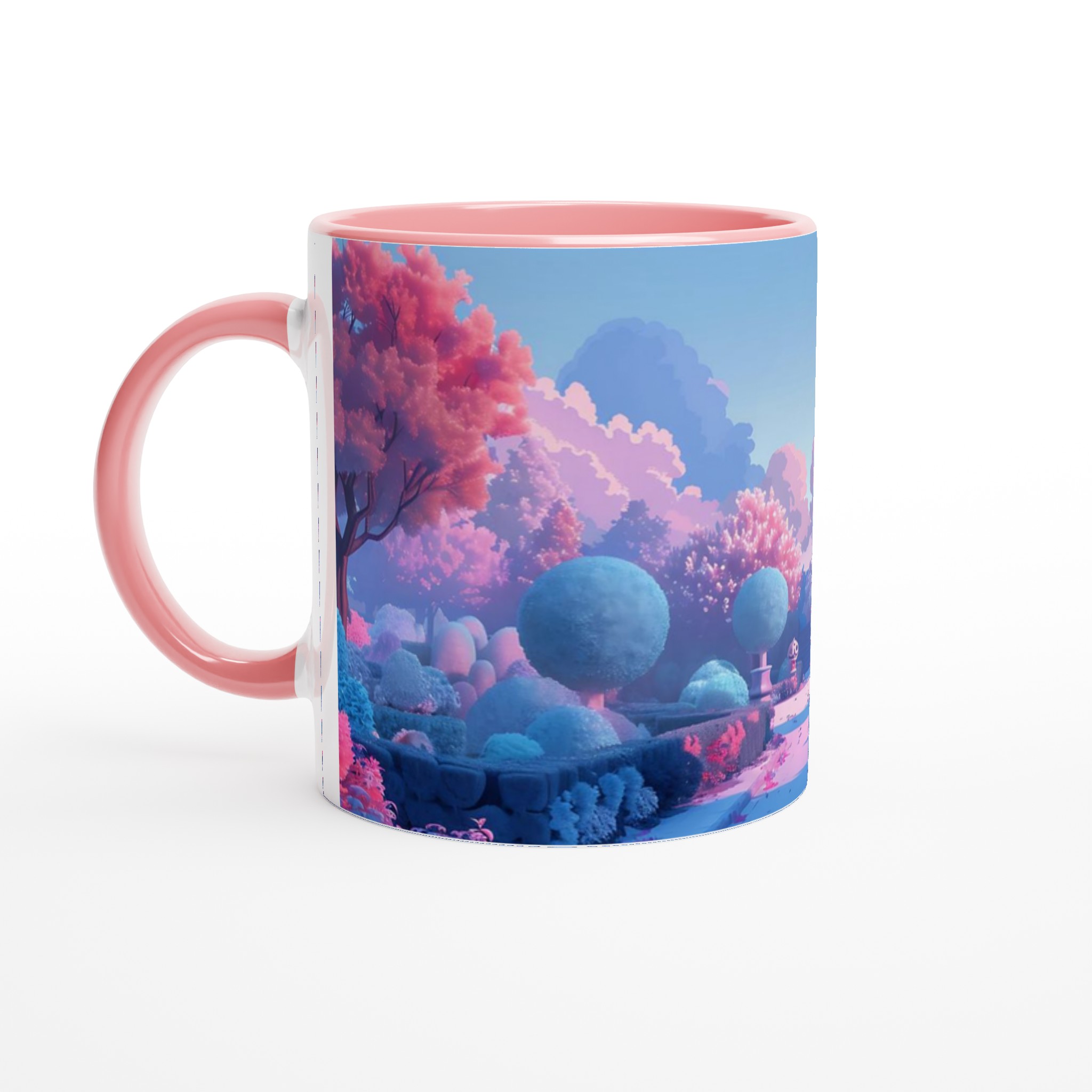 Magisk Trädgård Kaffemugg – Förtrollande Rosa & Blå Dröm i Keramik 6 4e822ebe-7fd0-4325-b605-864f0aa1a064