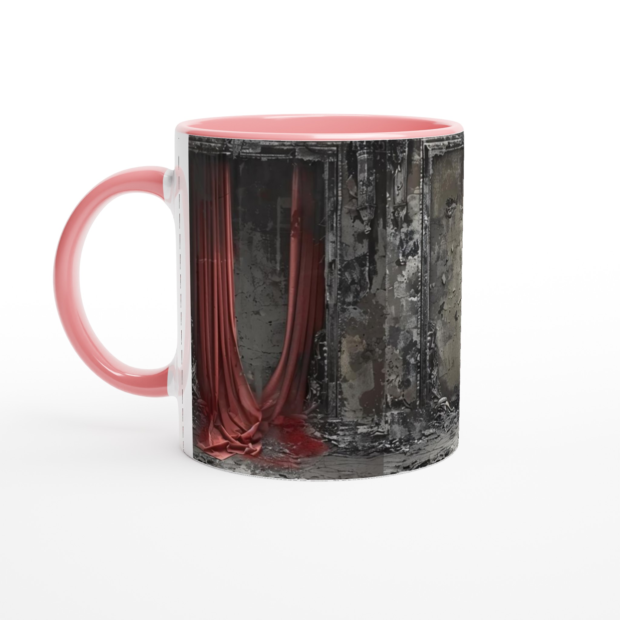 Stilren Vit 11oz Keramisk Mugg med Kontrast av Rött och Svart – Välj Din Färg 6 4ea7ffe4-92f9-466e-85cd-6b32a2544acd