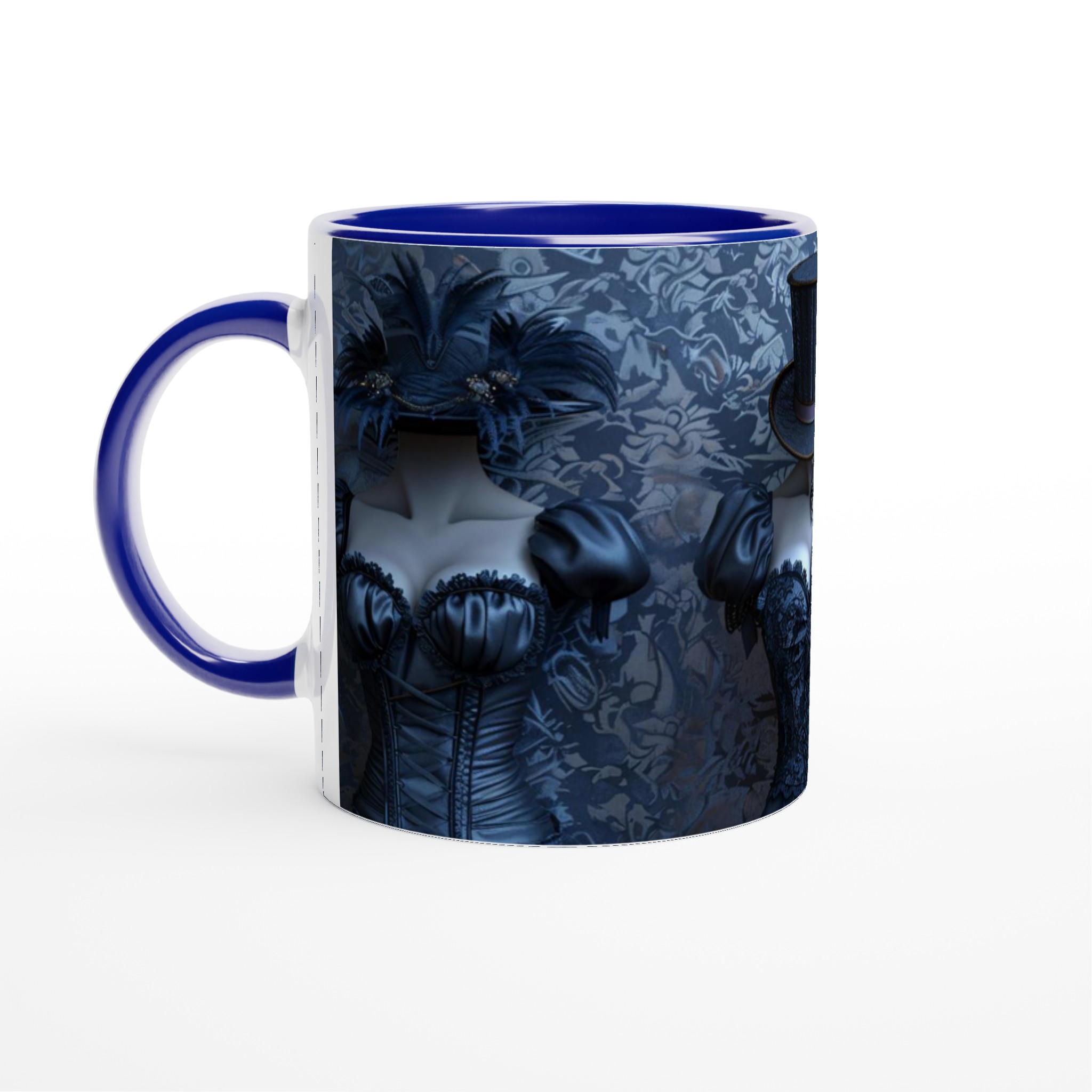Vit 11oz keramisk mugg med gotiskt mystikmotiv – välj bland sju eleganta färger 4 4ebf2844-8234-49d5-9bc7-afe291df6953