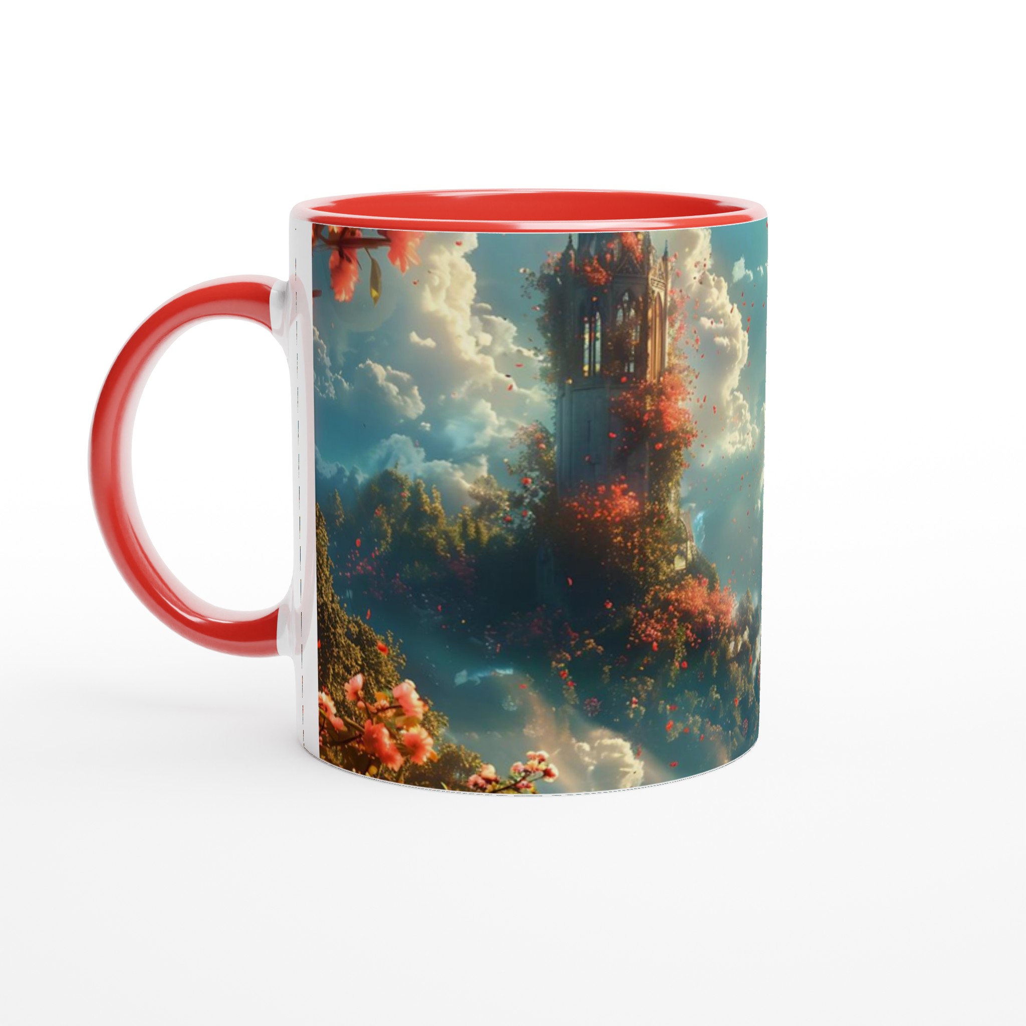 Magisk Blomstertorn Keramisk Mugg - 11oz Kaffemugg i ditt val av färger 2 4ec2e4db-4780-4a43-8a34-a3f42414730c