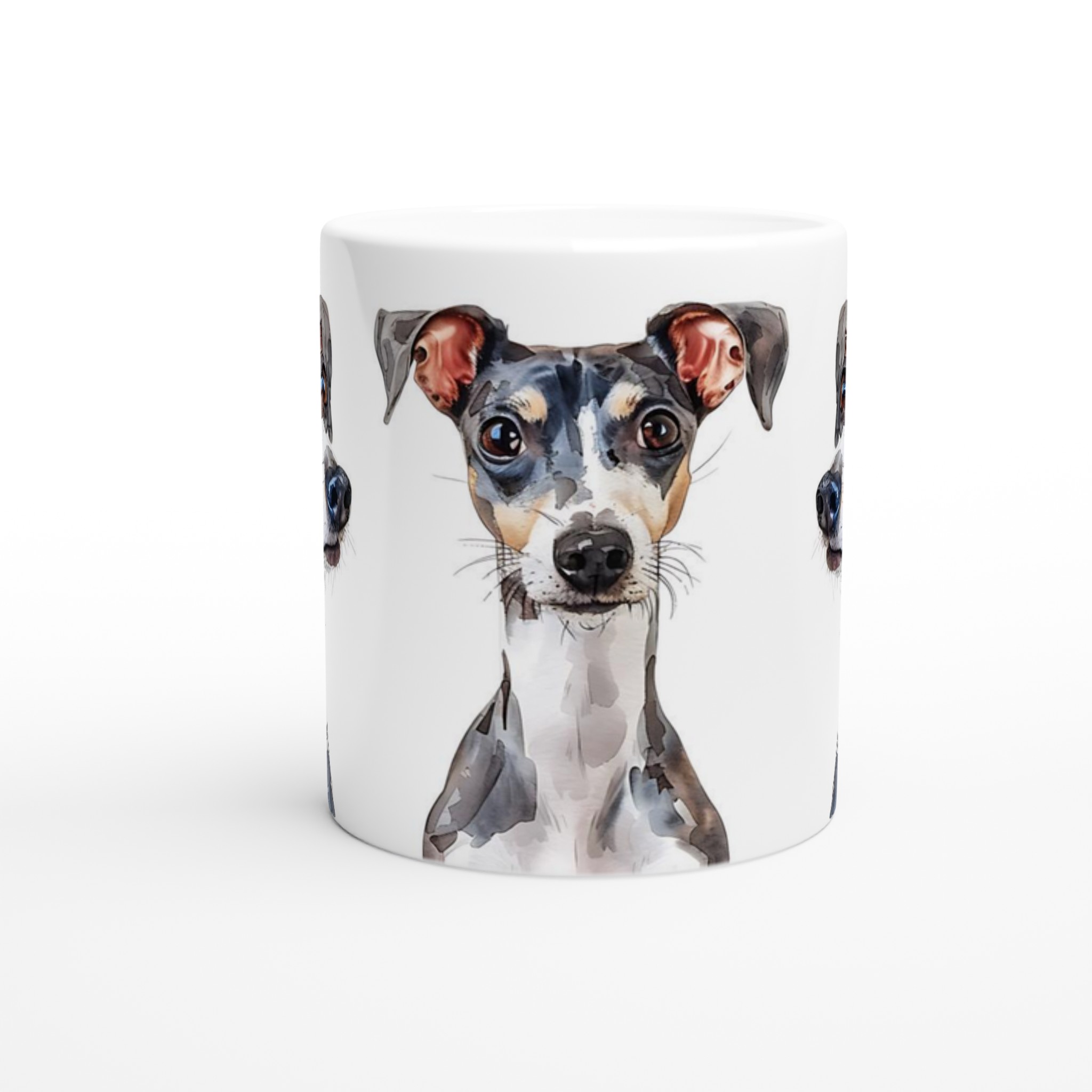 Elegant Whippet Akvarell Mugg – Personlig design i 7 keramikfärger 8 4ec37cce-1a36-42e4-8642-92d3c97b03d6