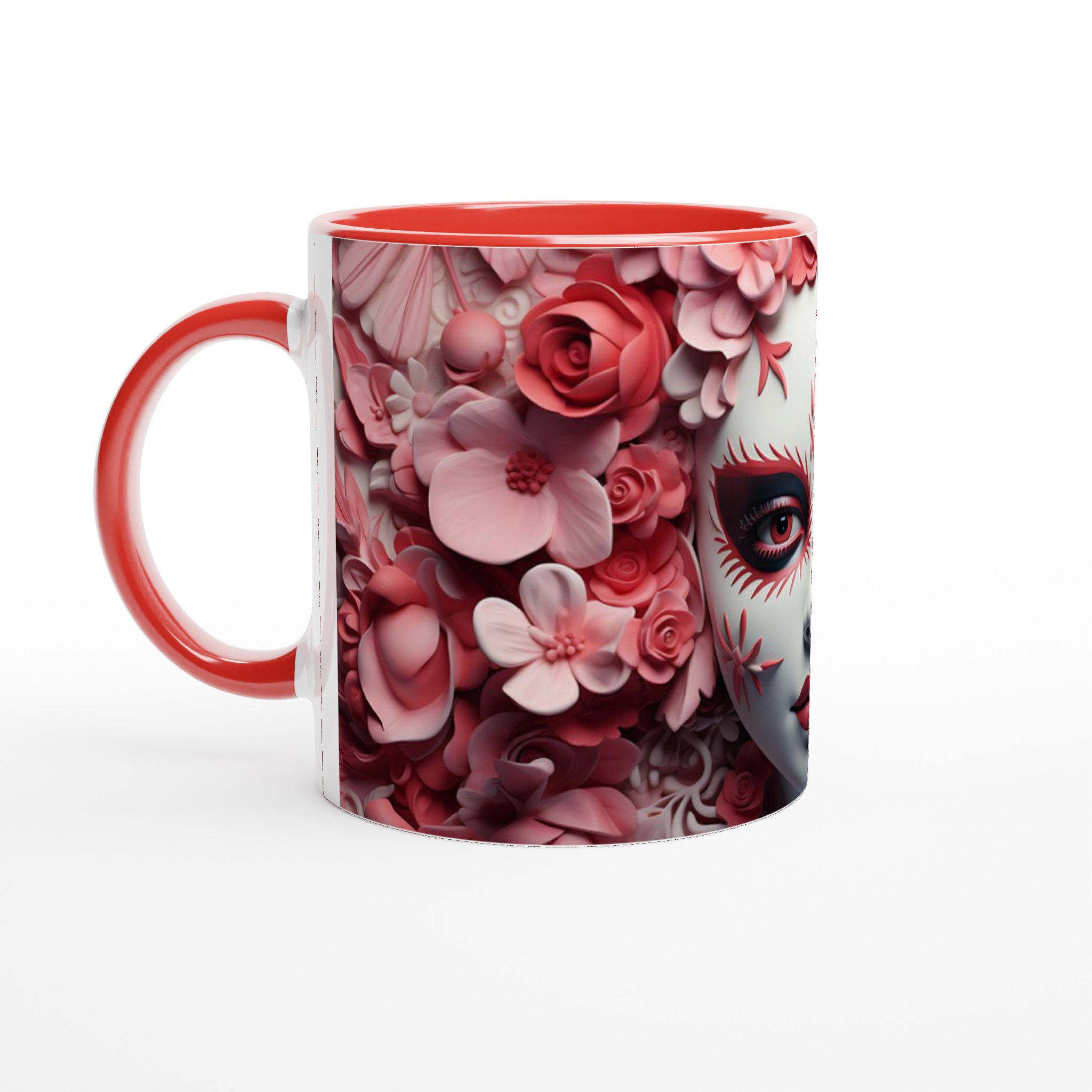 Förförisk Flora 11oz Keramikmugg – En Skönhet att Avnjuta, i Ditt Val av 7 Livfulla Färger 2 4eef7703-7fcf-42e8-b5fb-38d09d574c49
