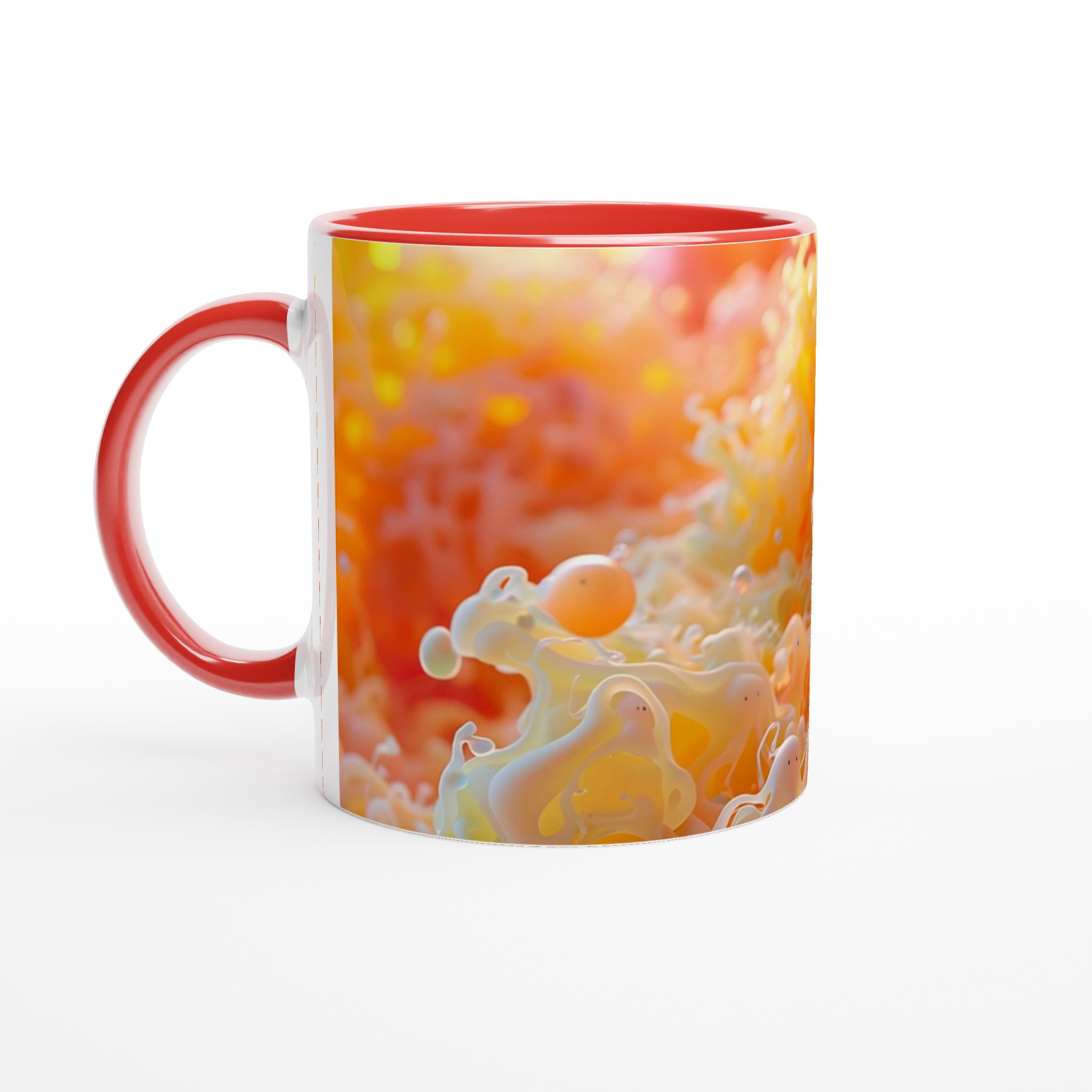 Kaffemugg med Söta Spöken – 11 oz Keramisk Mugg i Valfri Färg 2 4ef5feec-2c81-446f-b970-19e241856247