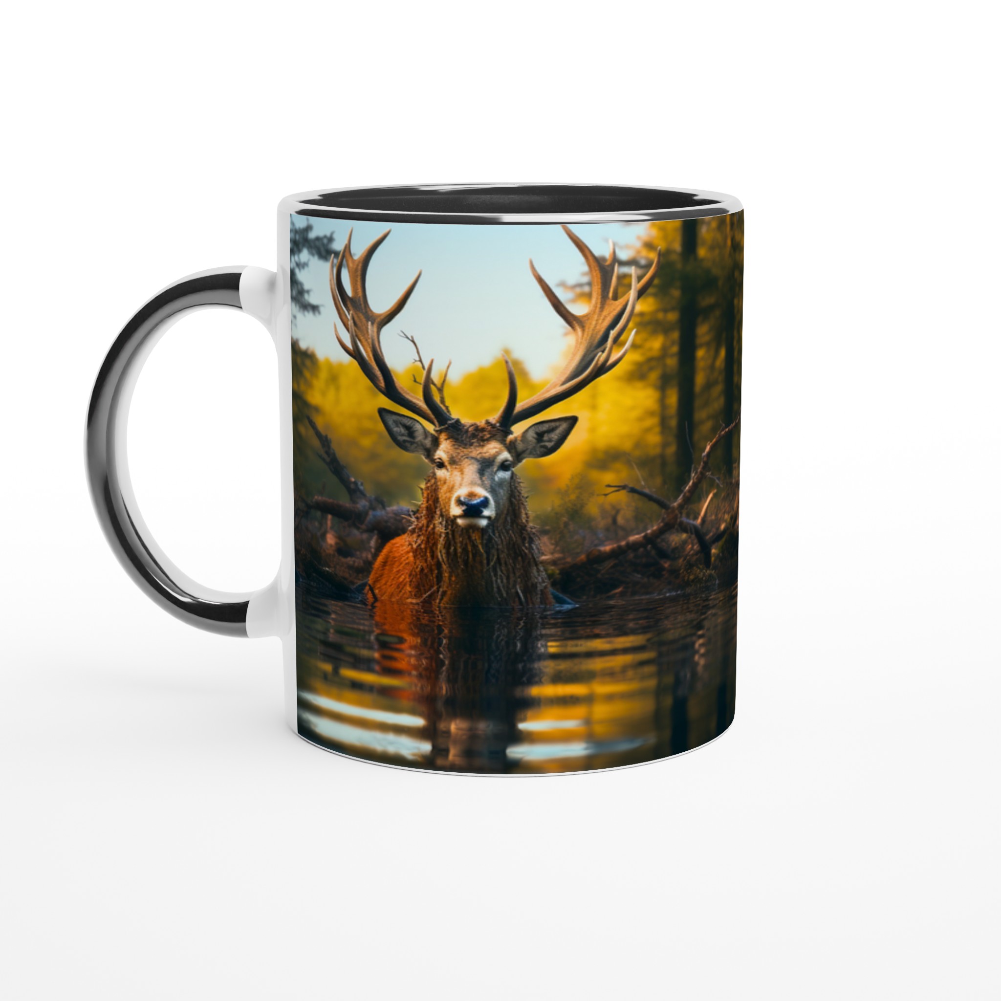 Majestätisk Älghorn Mugg – Vildmarksdesign i Valfri Keramikfärg 7 4ef6a4c7-9dbb-4f74-949a-f0e12b0a0dfc