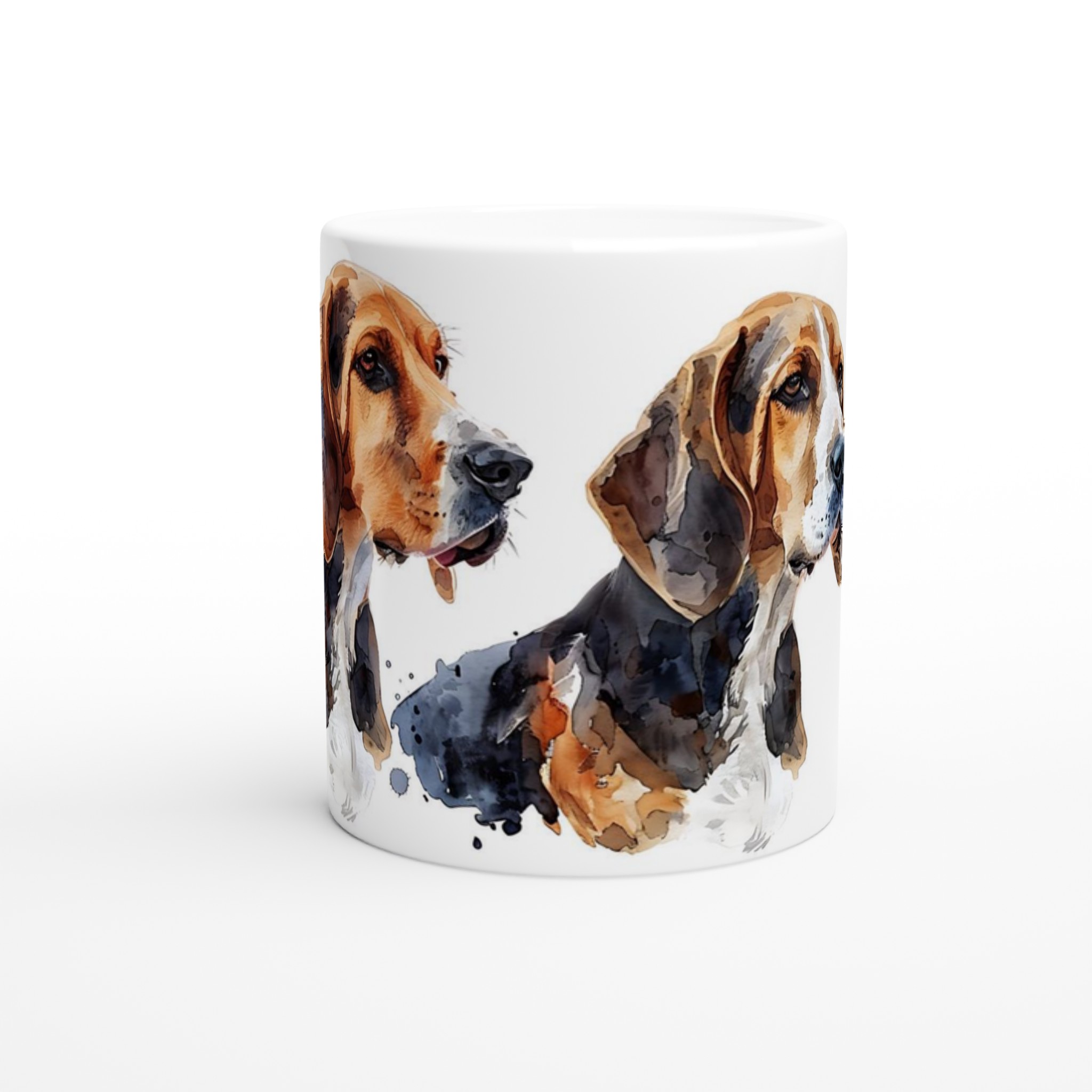 Vår 'Basset Hound Porträtt' Mugg – Akvarellkonst för Hundälskare, i 7 färger 8 4f348e8d-ab2a-4db3-9570-73c5d657130e