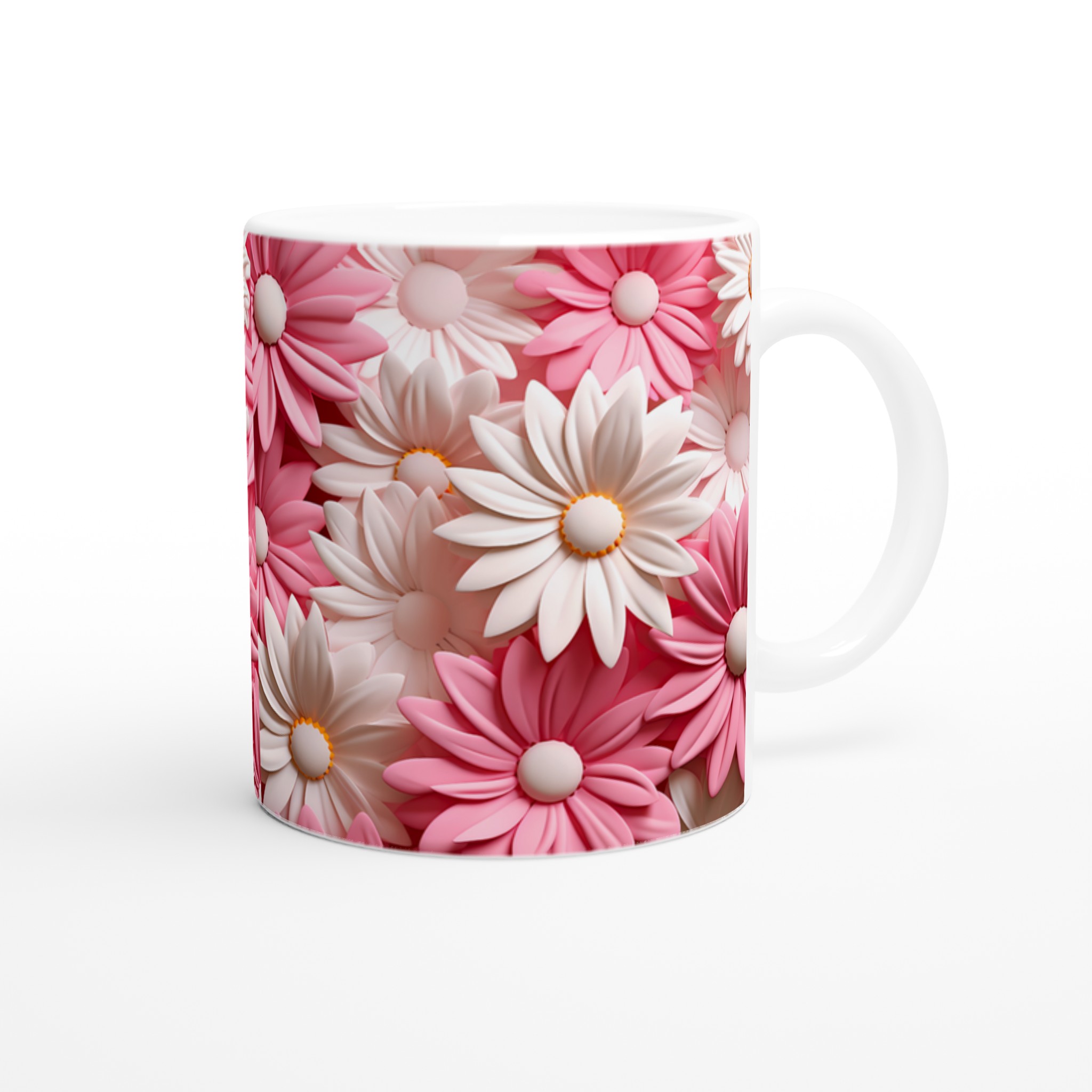 Blomstrande Daisy Kaffemugg – Charmig 11oz Keramikmugg i Romantiska Nyanser 9 4f7cfa81-481f-402f-ad54-8392aca50aee