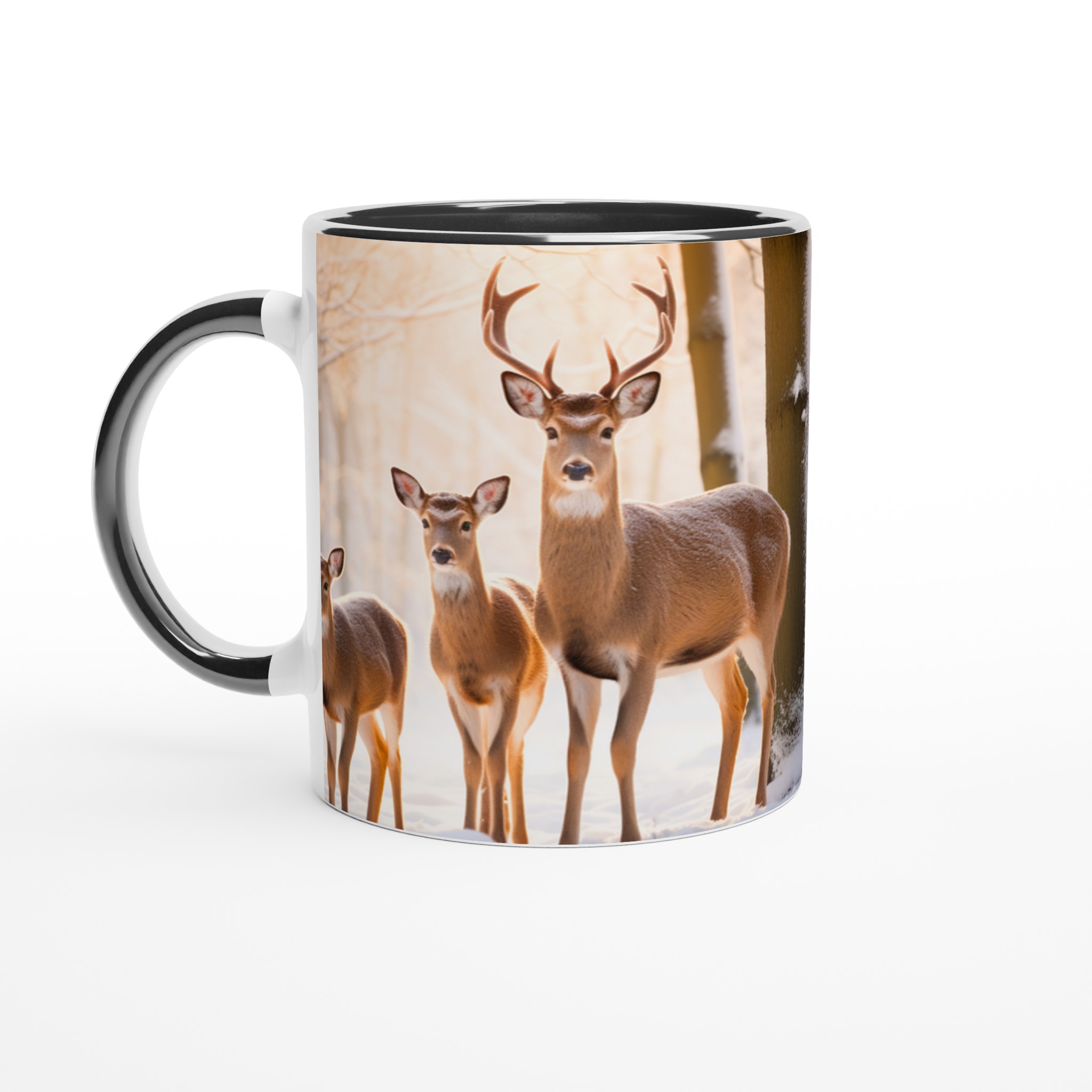 Vinterhjortfamiljen 11oz Keramisk Mugg – Fånga Vintermagin i Din Favoritfärg! 7 4fb6df2a-39cb-4be5-942e-18dbadab01fa