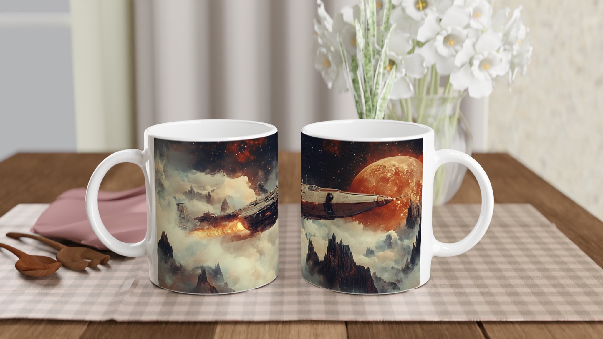 Kosmisk Rymdskeppsmugg – Äventyr i Vintergatan 11oz Keramikmugg 10 4fd9c49d-dd02-48ea-8089-c233c4fcc4b2