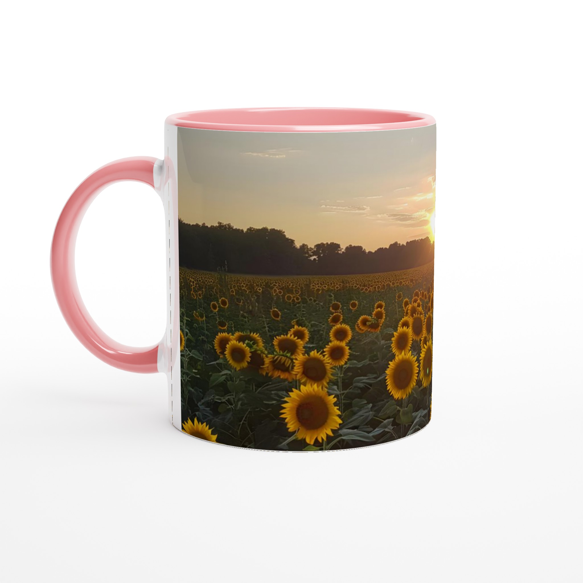 Soluppgång över Solrosfält 11oz Keramisk Mugg – Fånga Magin i Varje Klunk 6 4ff4e0cd-3386-428b-9ffd-17f7f289f17f